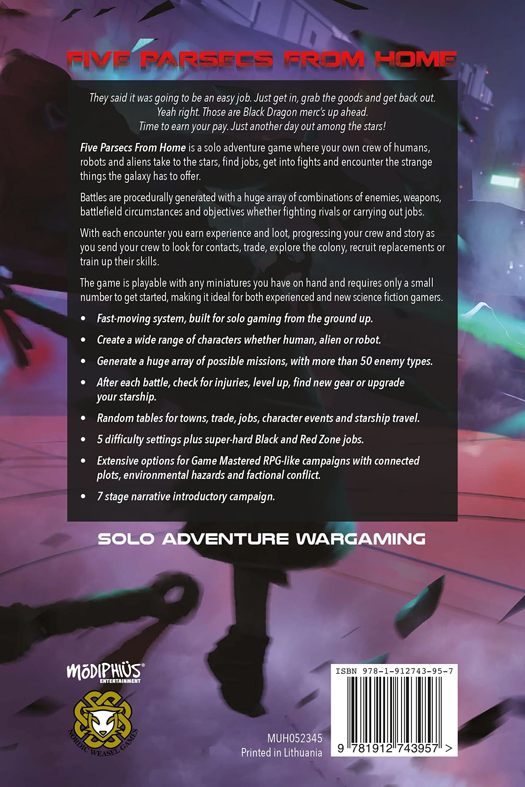 Five Parsecs from Home - Solo Sci-Fi Wargame by Modiphius 5