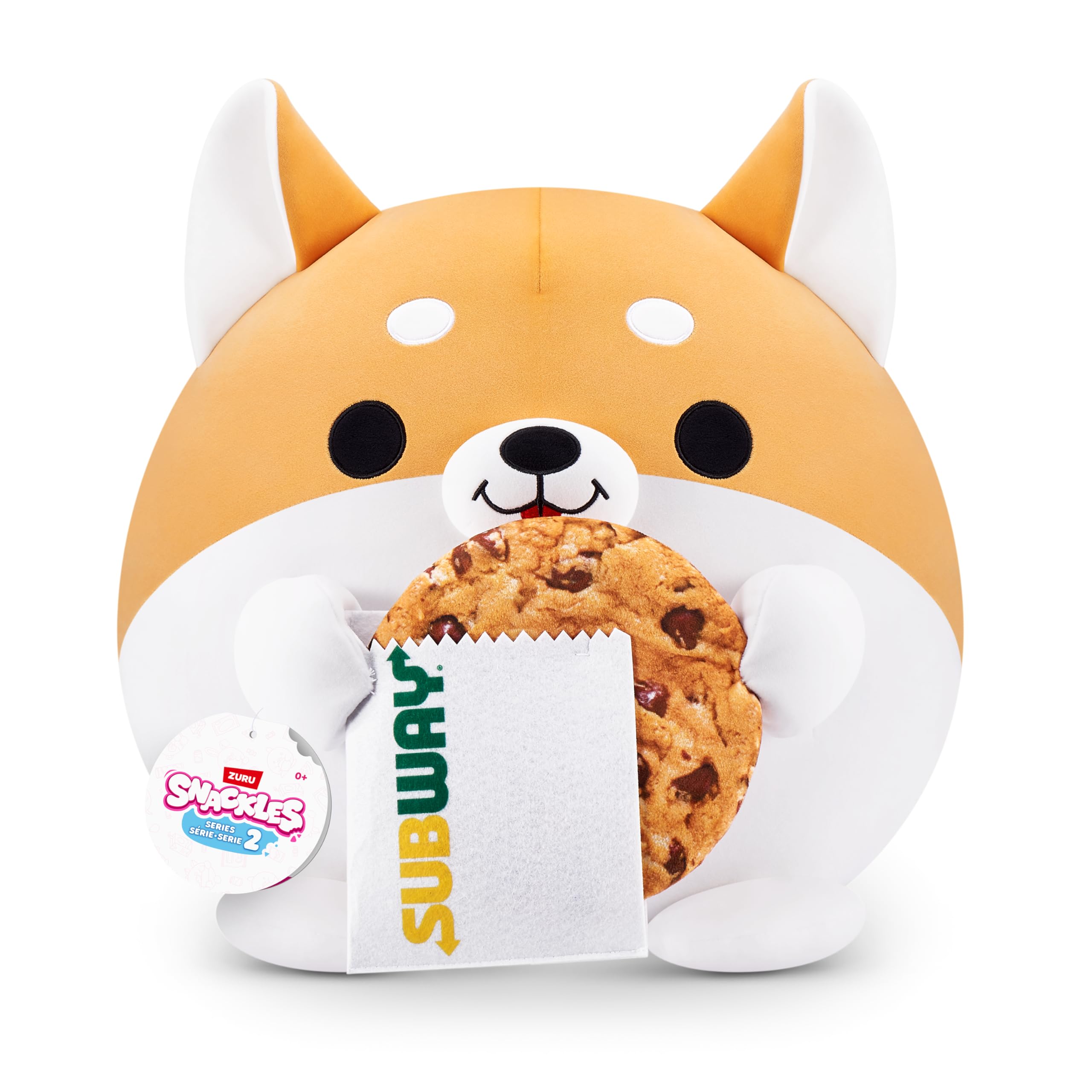 Snackles Series 2 Wave 2 - Corgi Snack Swap Plush, 20 cm by ZURU Cuddly Squishy 8