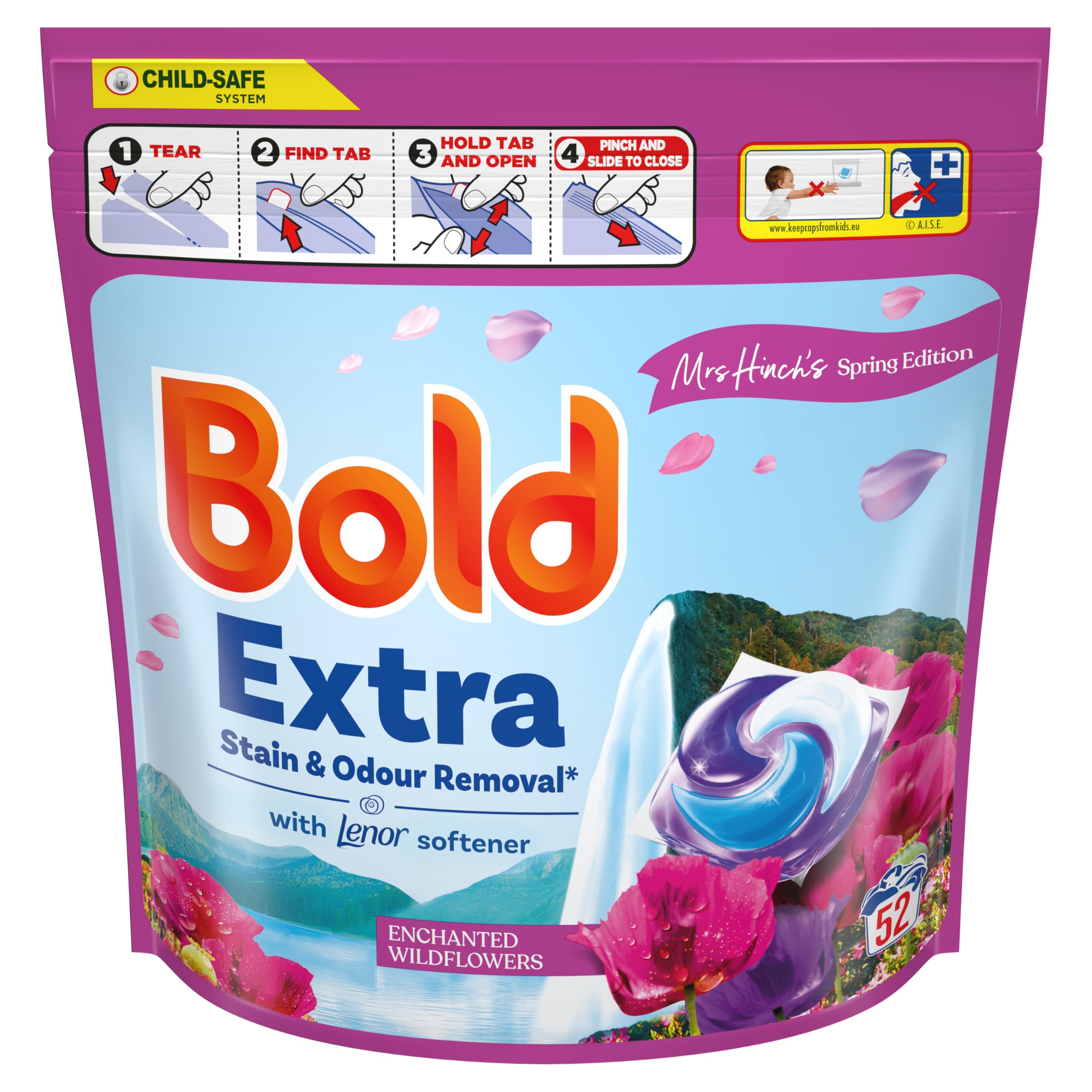 Bold Platinum PODS® Washing Liquid Capsules, White Musk & Golden Maple