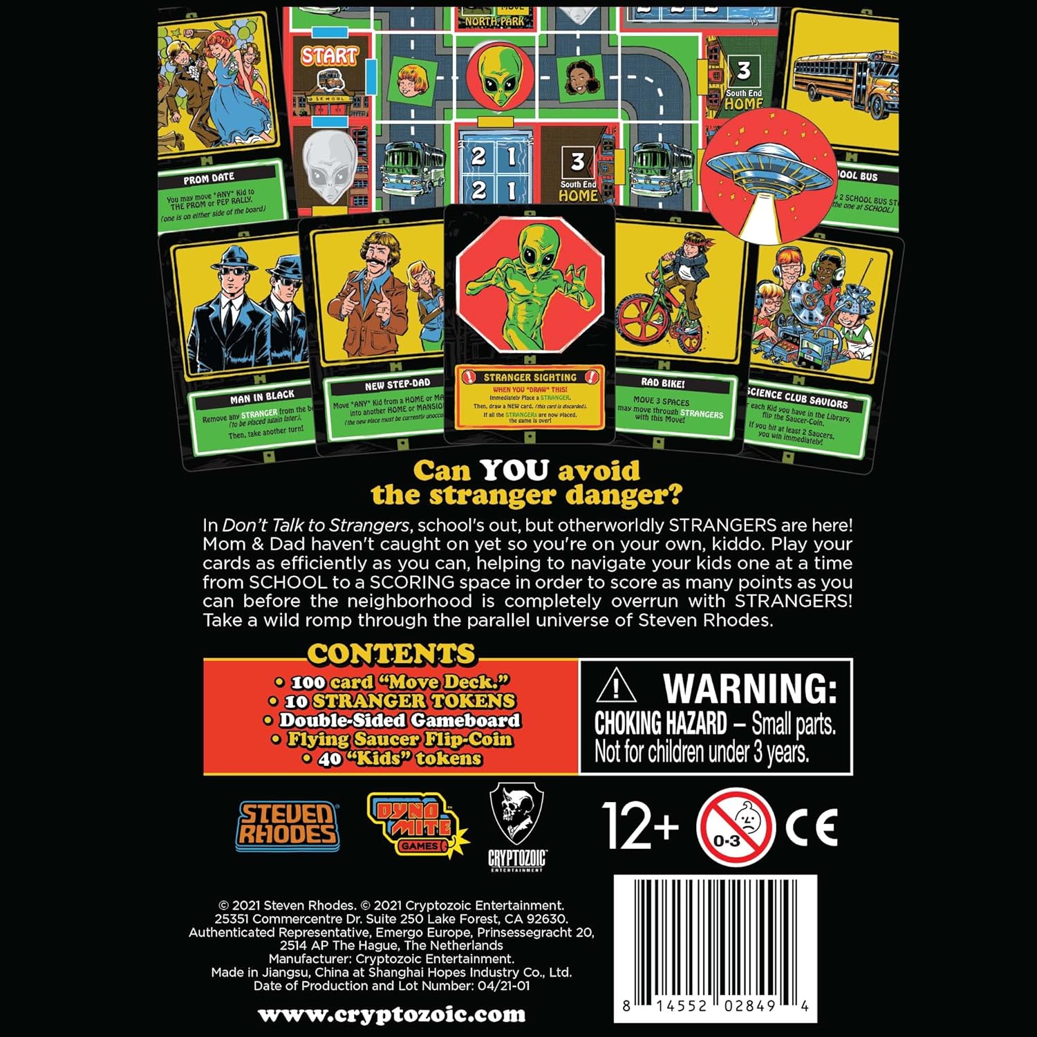 Cryptozoic Don't Talk to Strangers Card Game 3