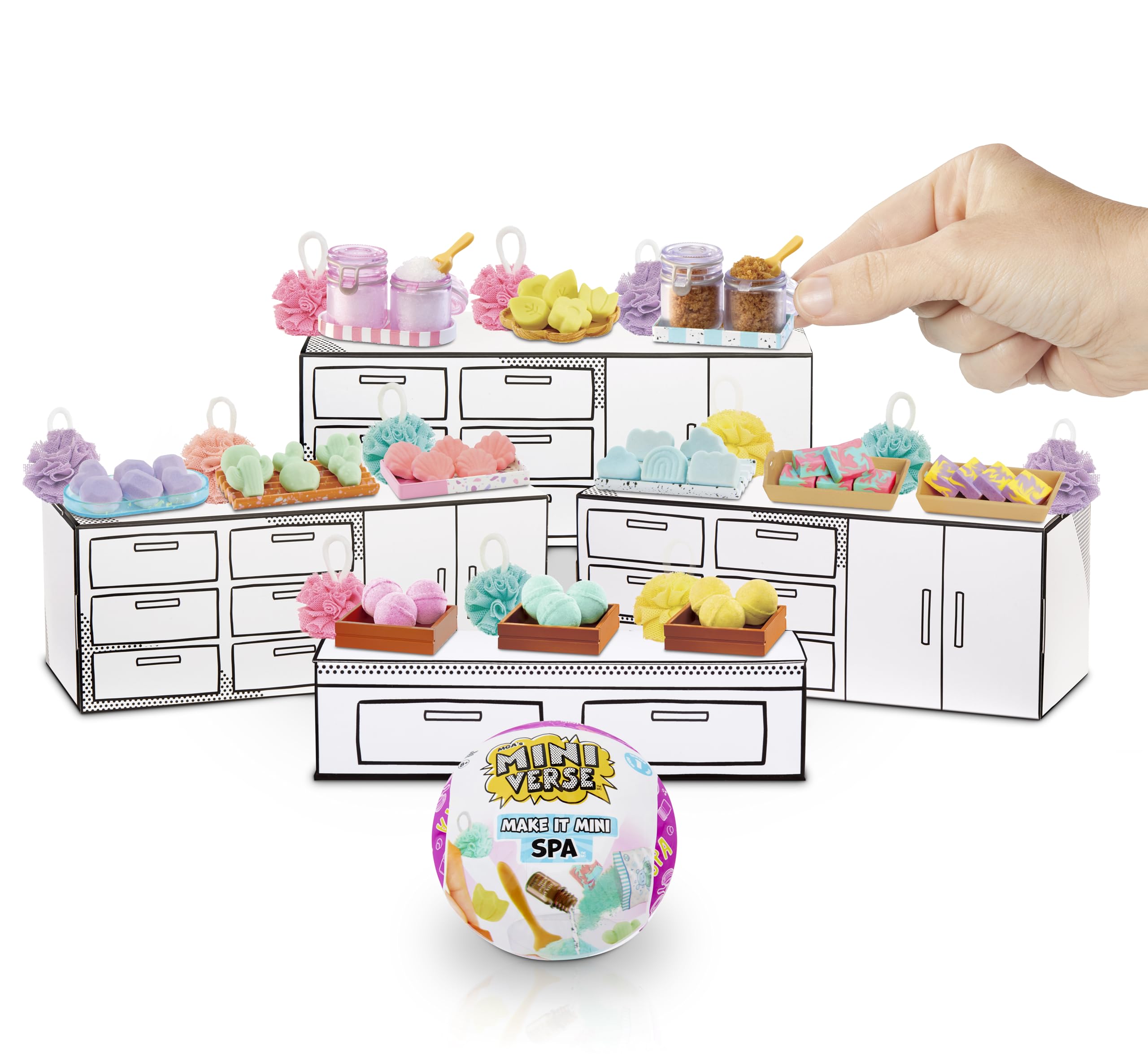 MGA's Miniverse Make It Mini Spa Series 1 - DIY Miniature Spa Kit with Real Working Products 5