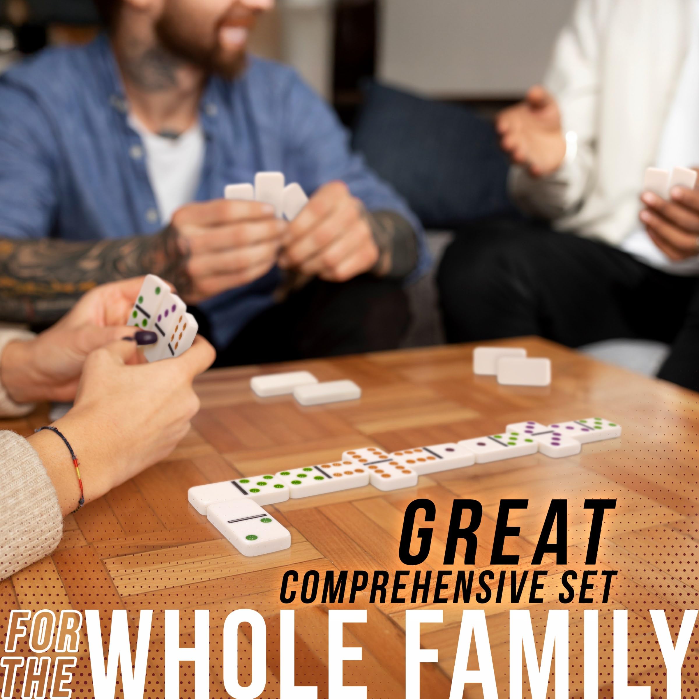 Front Porch Classics Double 9 Dominoes in a Tin 4