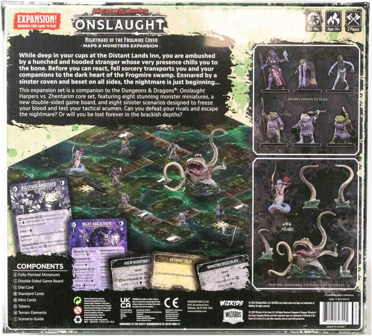 Dungeons & Dragons: Nightmare of the Frogmire Coven - Maps & Monsters Expansion for WizKids Miniatures
