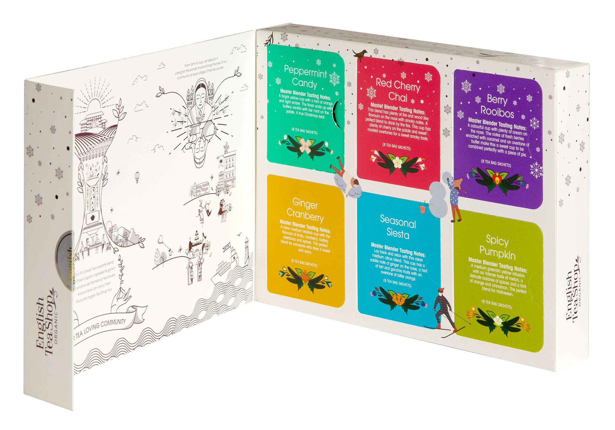 English Tea Shop Organic Premium Holiday Collection Gift Pack - 48 Tea Bags 3