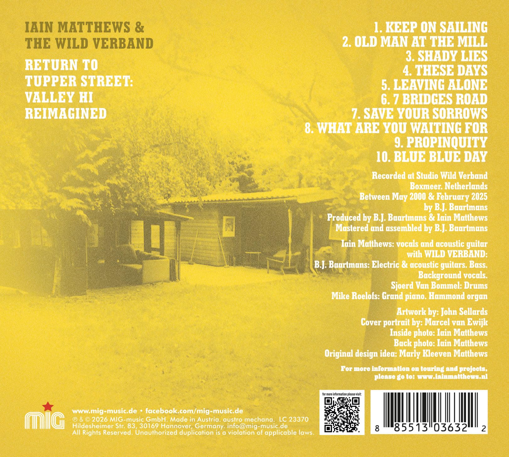 Iain Matthews / The Wild Verband - Return to Tupper Street: Valley Hi Reimagined [audioCD]