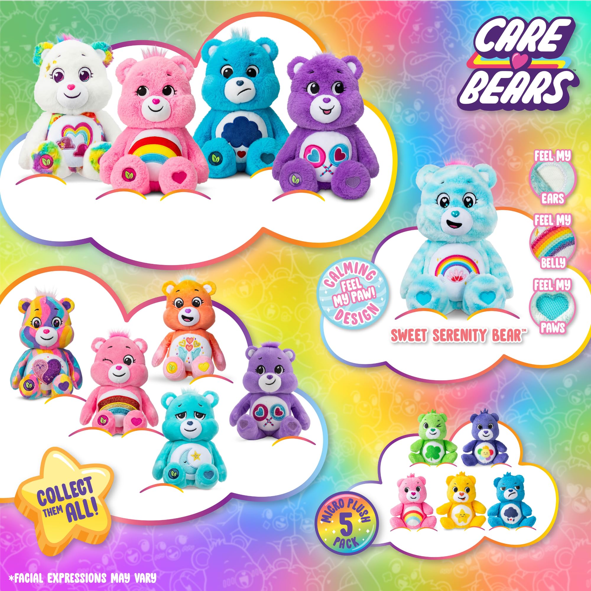 Care Bears Grumpy Bear Medium Plush Toy | 14 inches | Ages 4+ | Basic Fun 22062 8