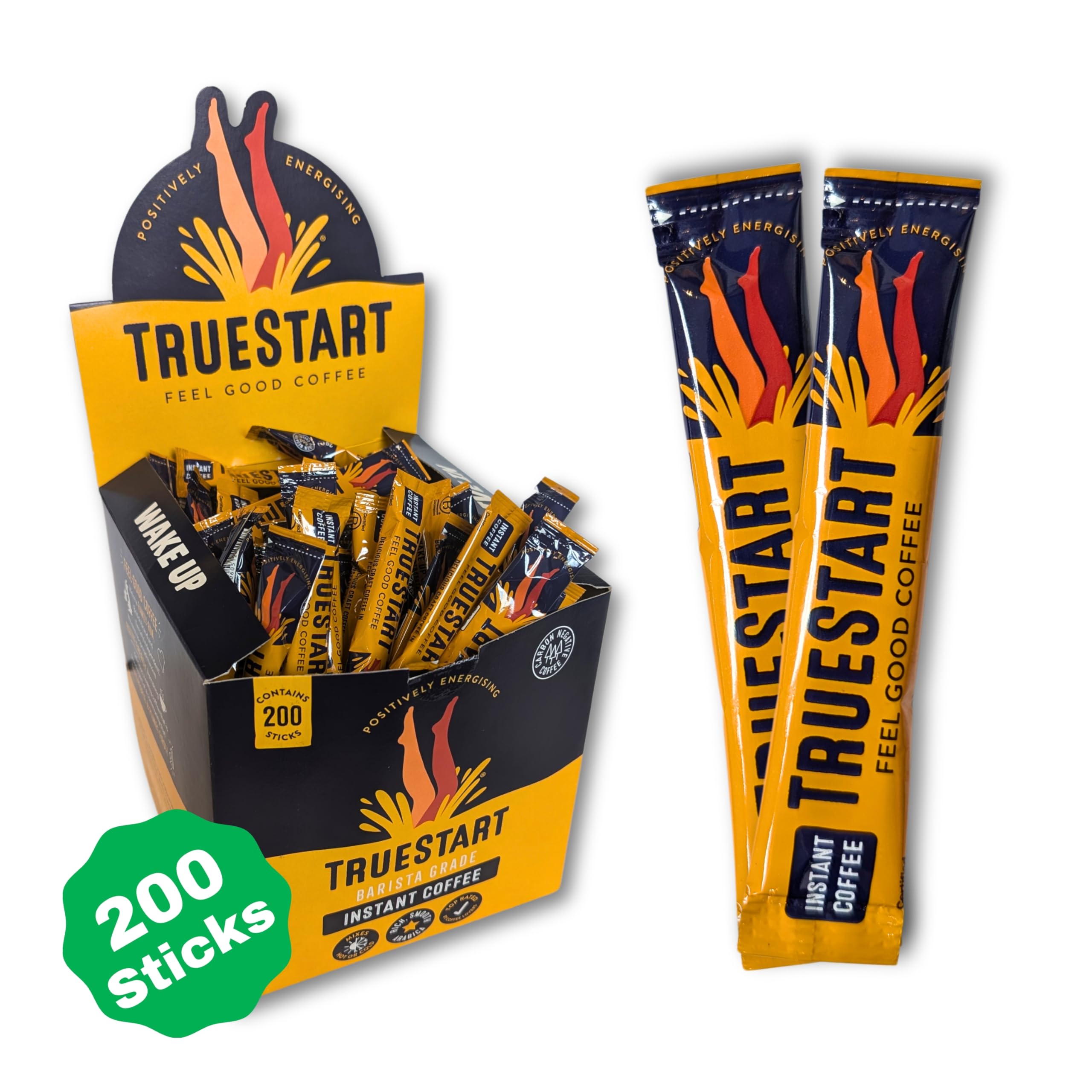 TrueStart Barista Grade Instant Coffee - 360g (200 Sachets), Premium Freeze-Dried Colombian Arabica 8