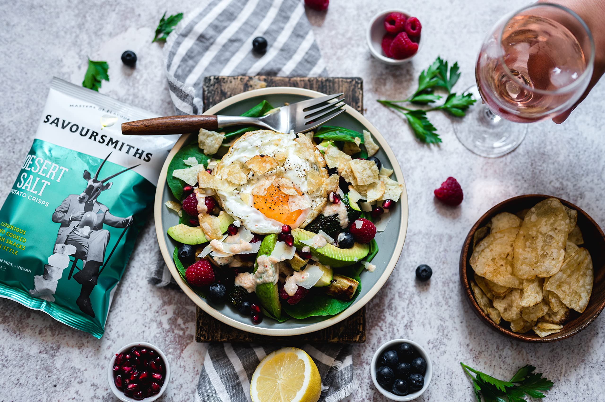 Savoursmiths Taster Pack - Luxury Hand-Cooked British Potato Crisps 7-Count, 280g 3