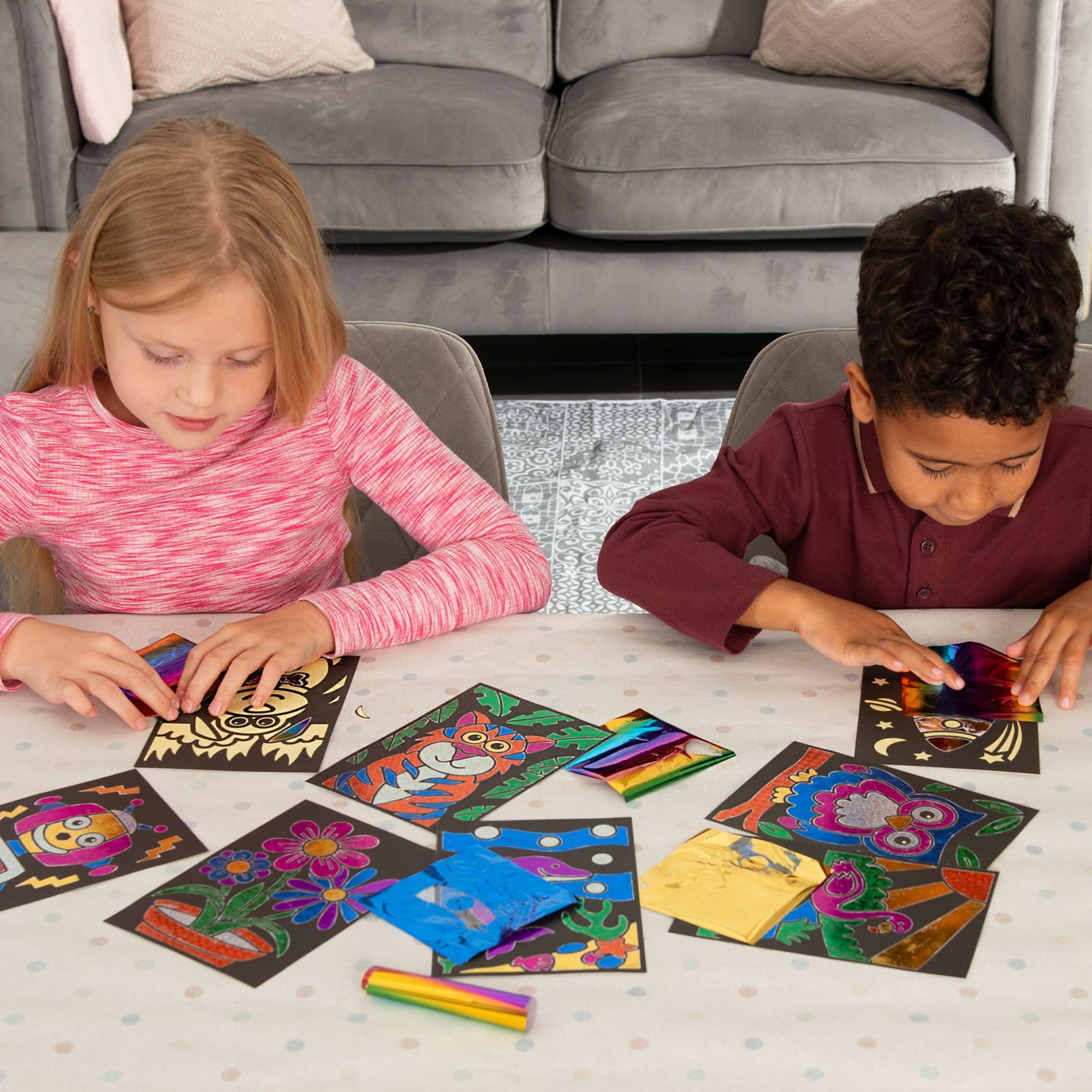 Galt Fab Folienkunst-Set – Glitzernde Bastelaktivität für Kinder ab 6 Jahren 13