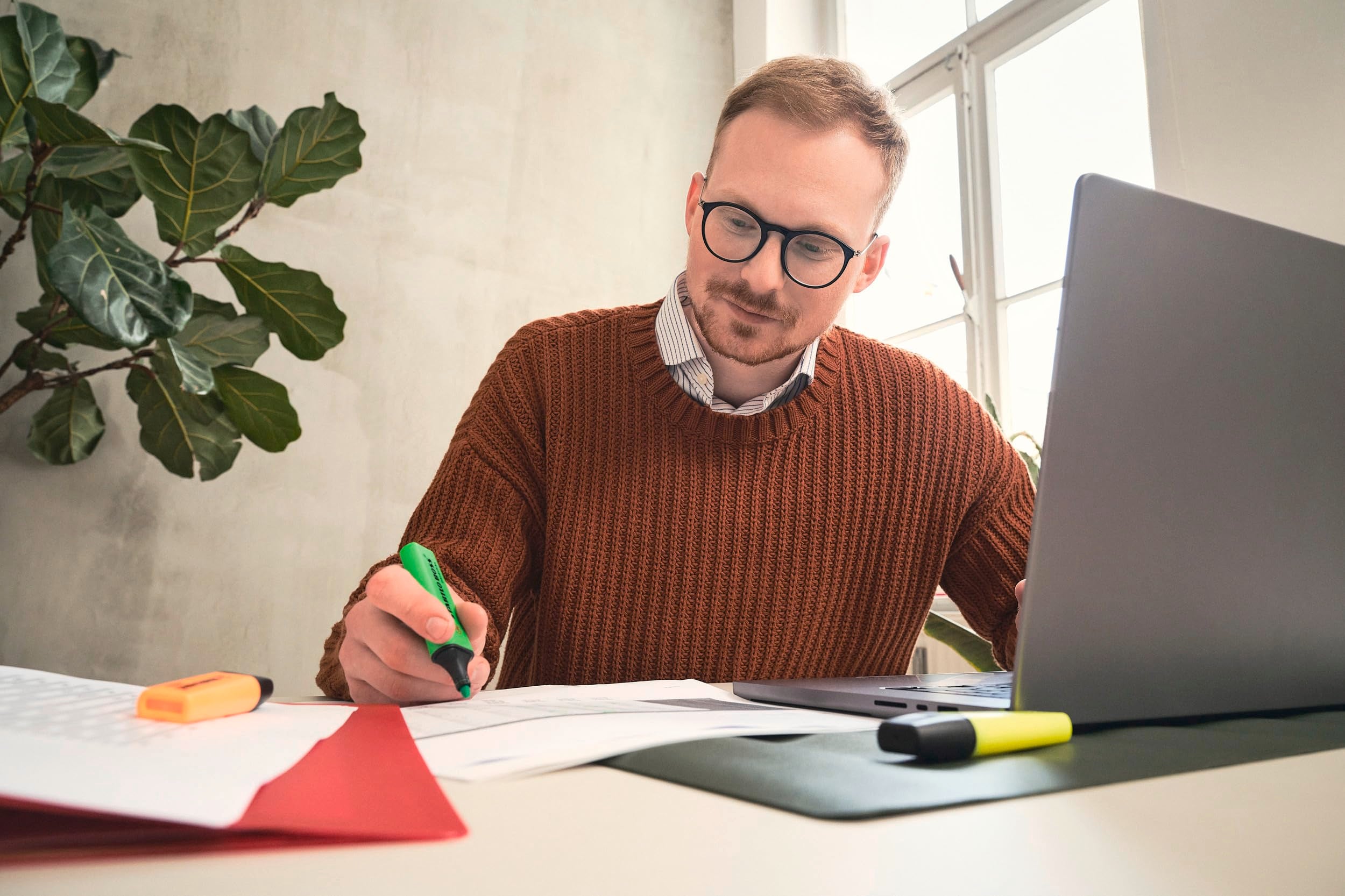 STABILO BOSS ORIGINAL Highlighter Wallet of 8 Assorted Colours 7