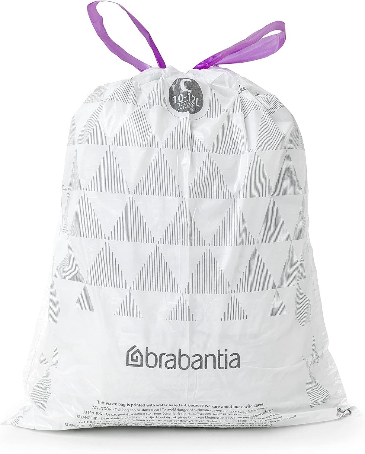 Brabantia PerfectFit Müllbeutel – Code C, extra starke weiße Müllbeutel (1er-Pack) 5