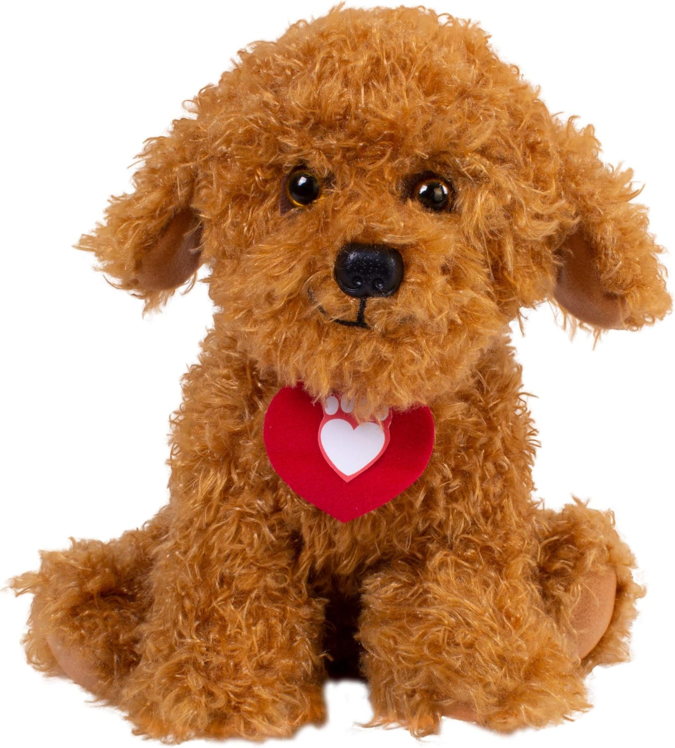 Waffle the Wonder Dog 3401 Soft Toy with Sound - Brown Plush Puppy for Toddlers 5