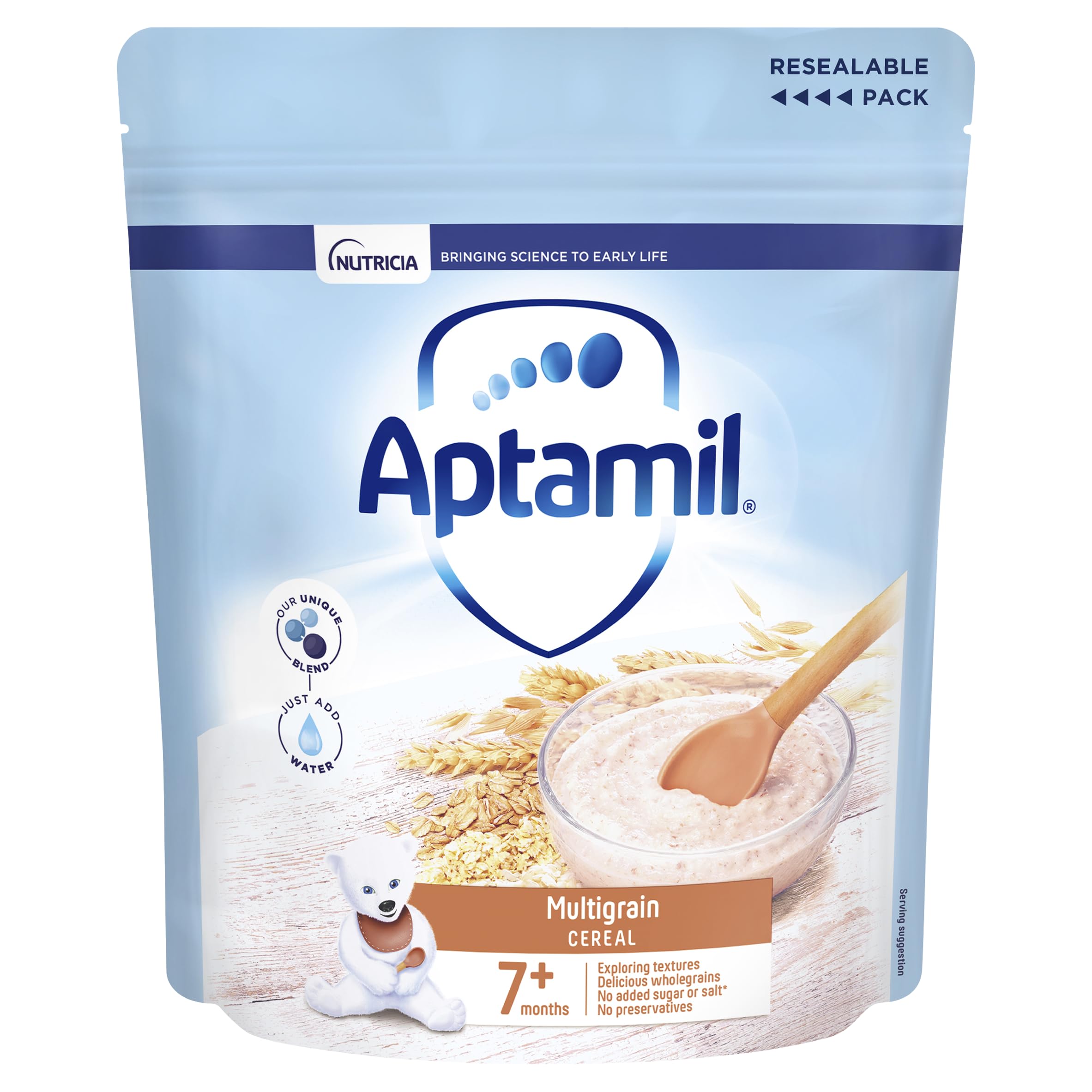 Aptamil Multigrain Porridge Baby Food Cereal, 7+ Months, 200g (Pack of 4) 6