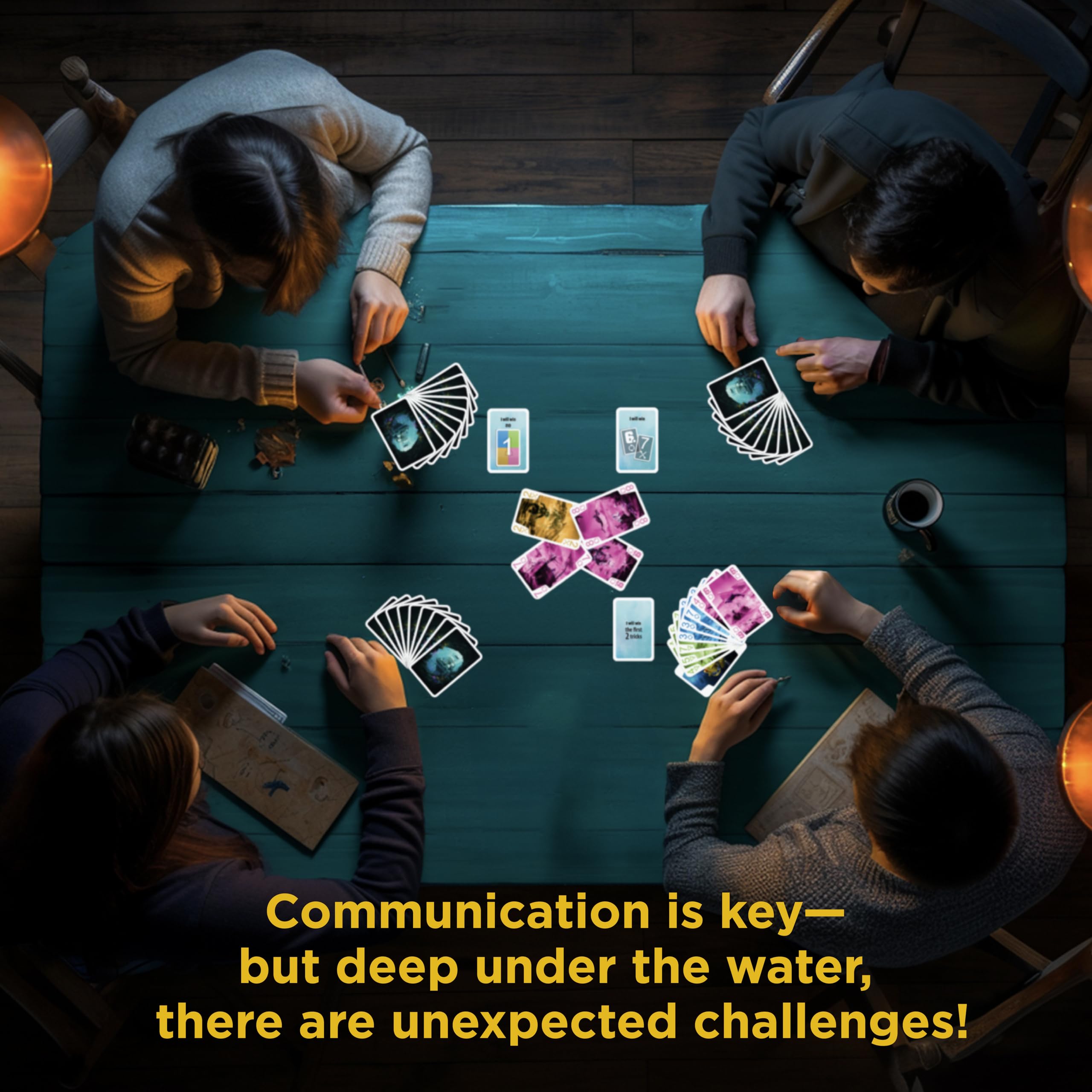 Thames & Kosmos The Crew: Mission Deep Sea Cooperative Trick-Taking Card Game for Ages 10+ 5