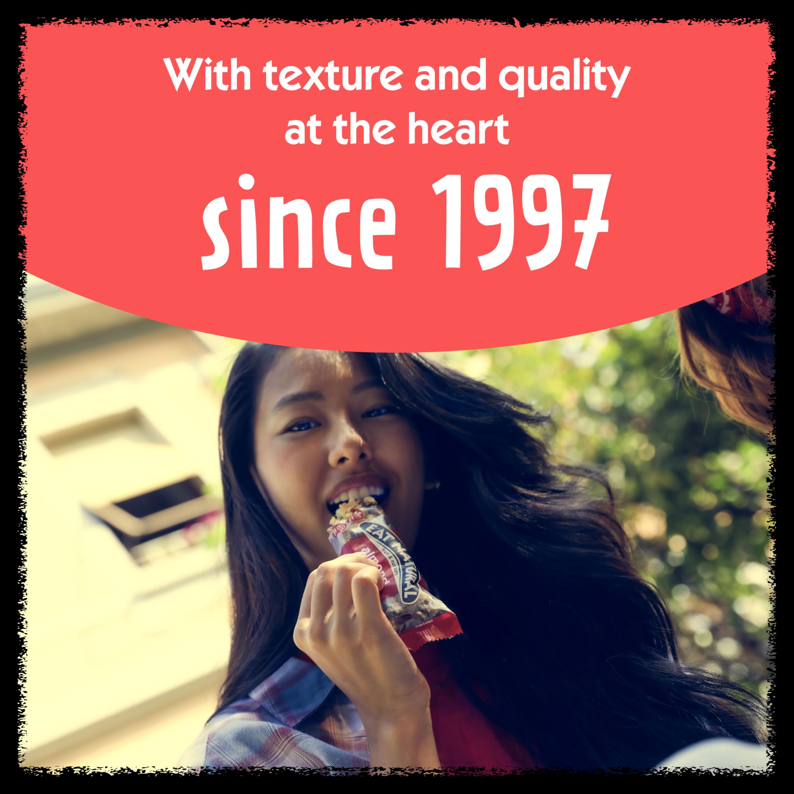 Eat Natural Fruit & Nut Bars Almond & Cranberry with Pomegranate & Honey - Pack of 12 4