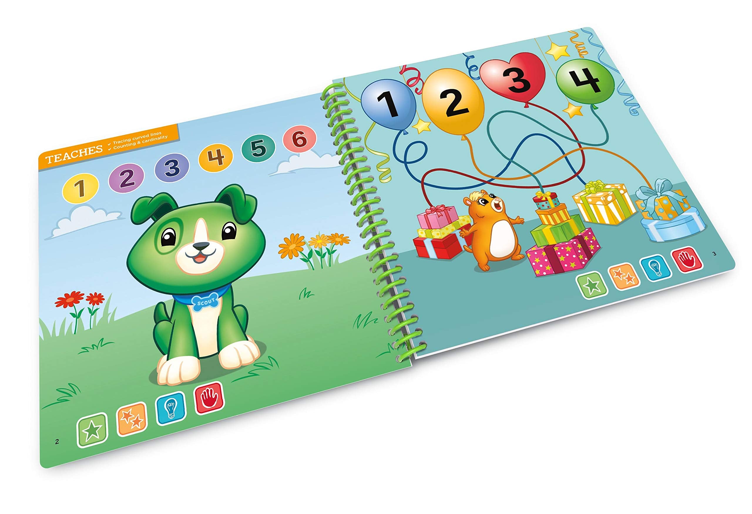 LeapFrog Scout and Friends Maths 3D Activity Book - Educational Learning Toy for Ages 2-4 3