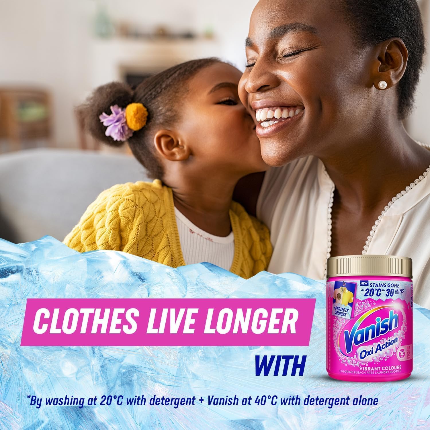 Vanish Gold Oxi Action Stain Remover and Laundry Booster Powder for Colours 1.41kg 9