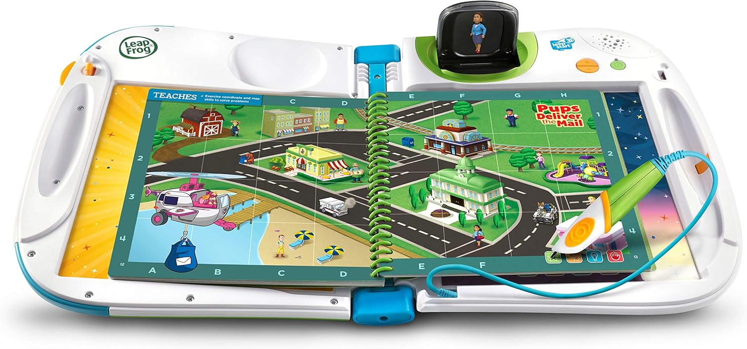 LeapStart Preschool: Around Town with PAW Patrol Activity Book - 30+ Interactive Learning Activities for Ages 3-6