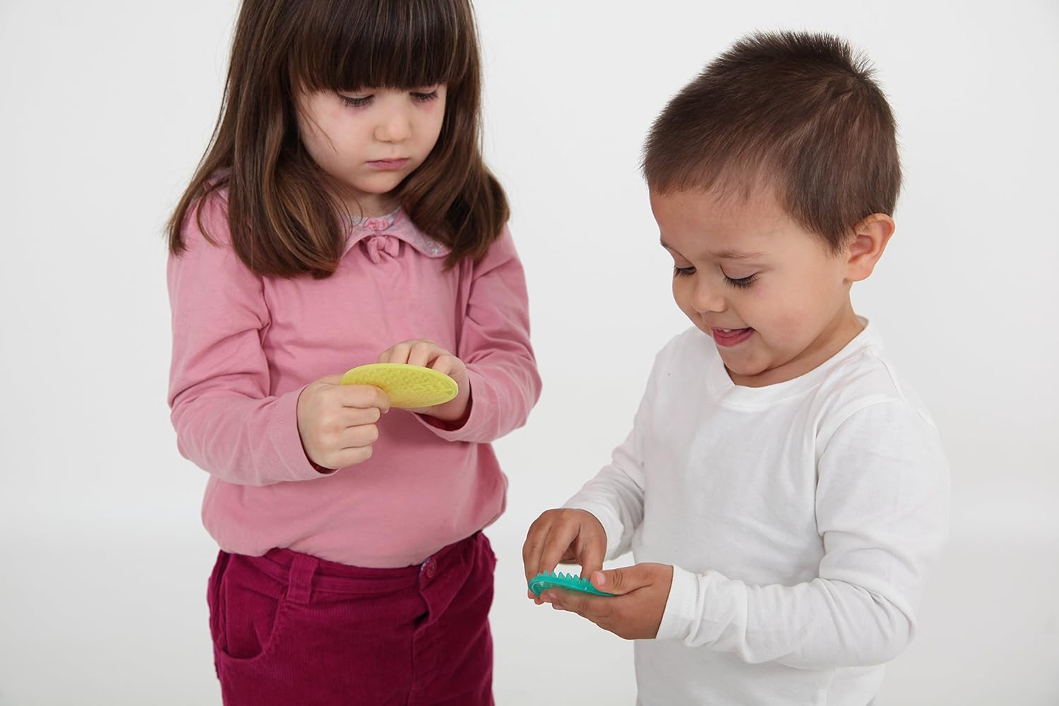 TickiT SiliShapes Sensory Circle Set - 10 Textured Silicone Circles for Tactile Play & Exploration 6
