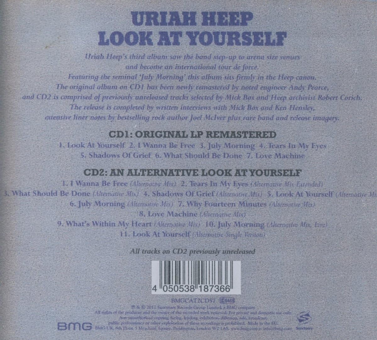 Uriah Heep - Look At Yourself (Remastered Edition) Audio CD