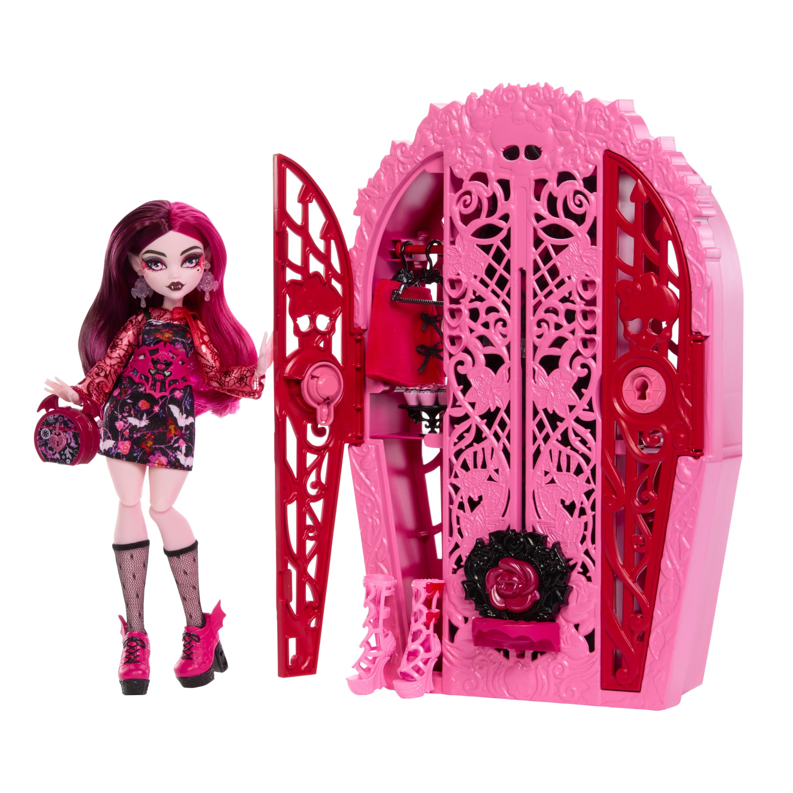 Monster High Skulltimate Secrets Doll and Accessories Set - Garden Mysteries, Draculaura Playset for Ages 4-10