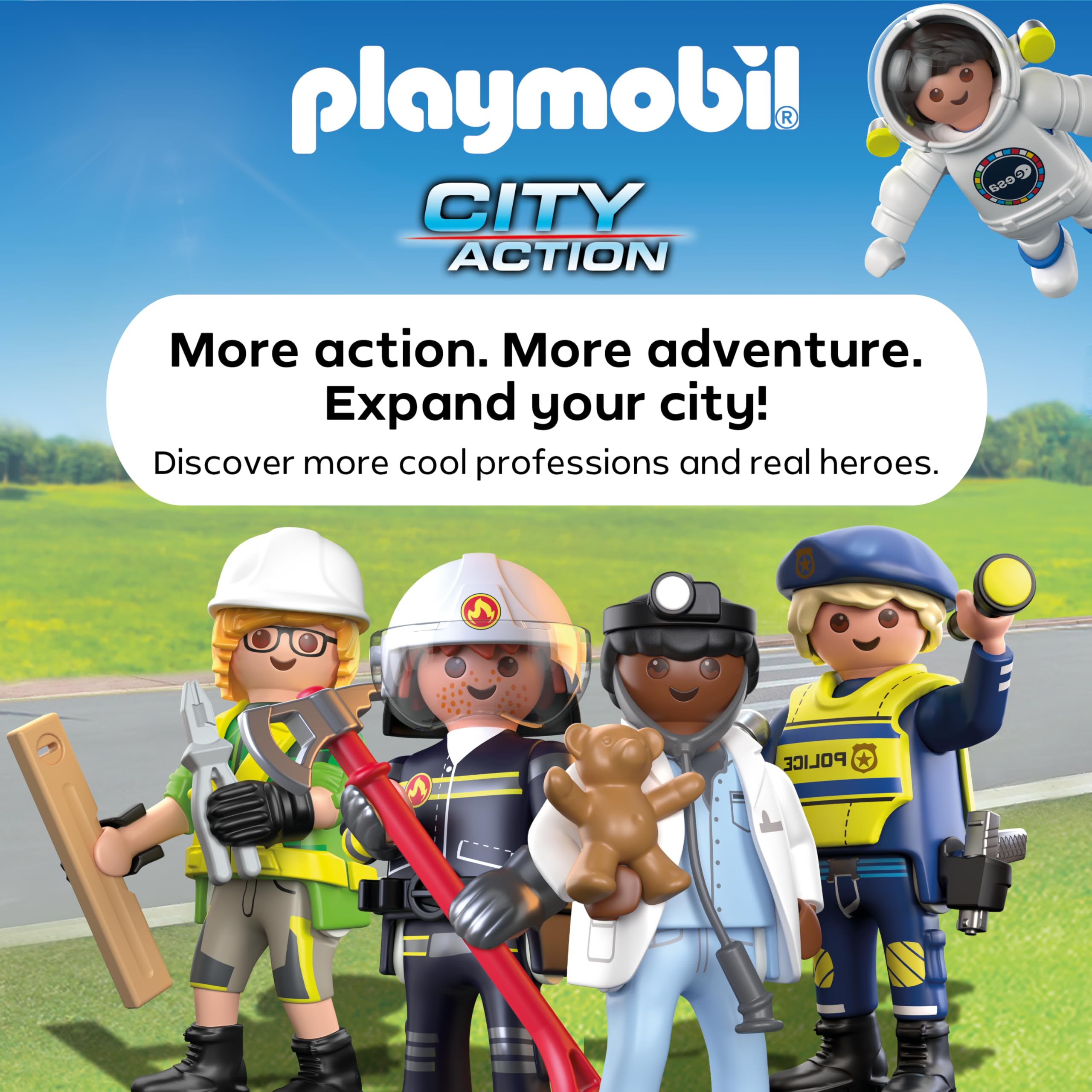 Playmobil Police Station with Investigation Room - Action Playset for Ages 4-10 13