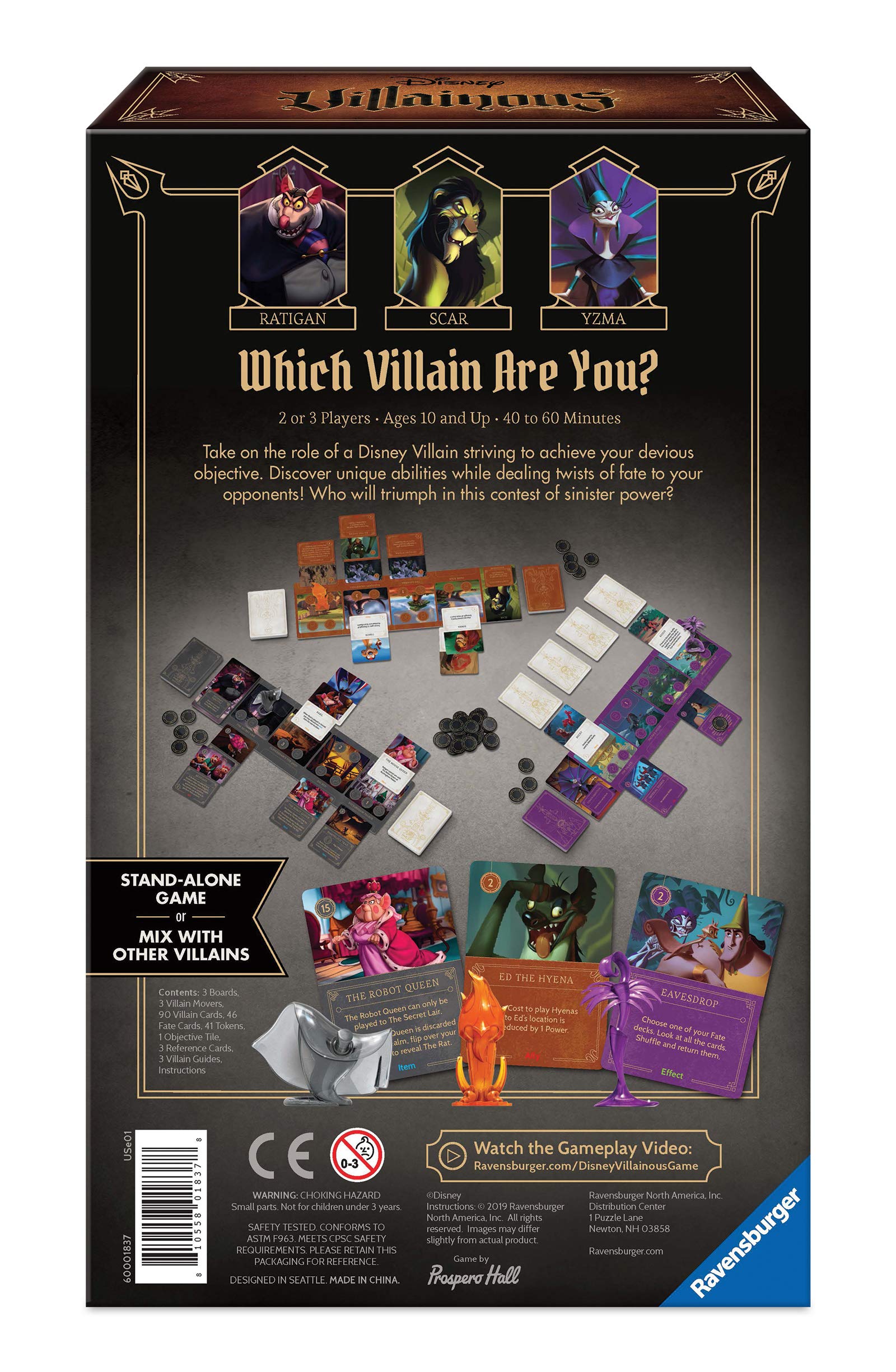 Ravensburger Disney Villainous Evil Comes Prepared Strategy Board Game 13