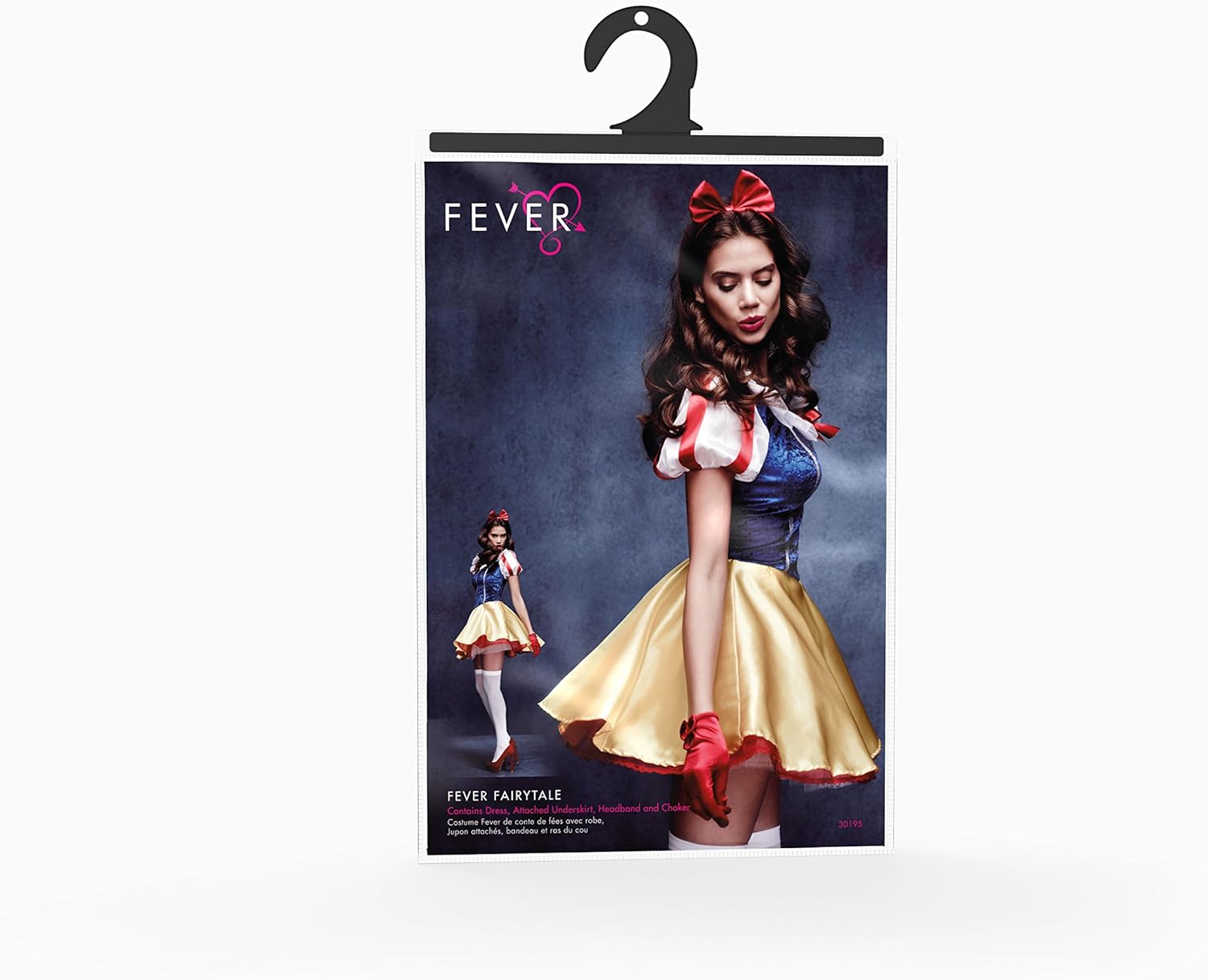 Smiffy's Fairytale Costume for Women - Dress with Attached Underskirt, Headband & Choker, Once Upon a Time Blue, Large 5