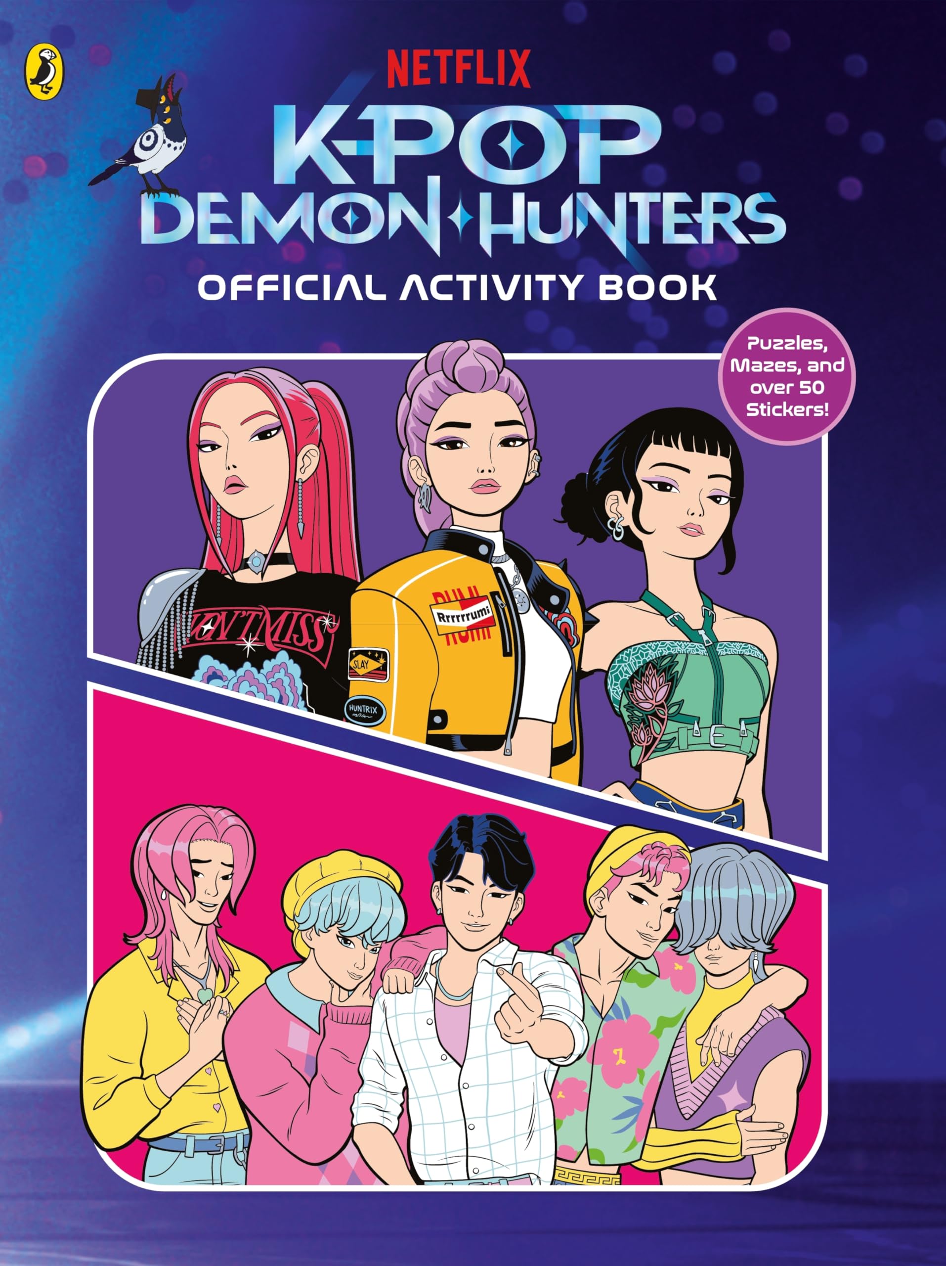 Puffin KPop Demon Hunters Official Activity Book | Ages 6-12 | Paperback 1