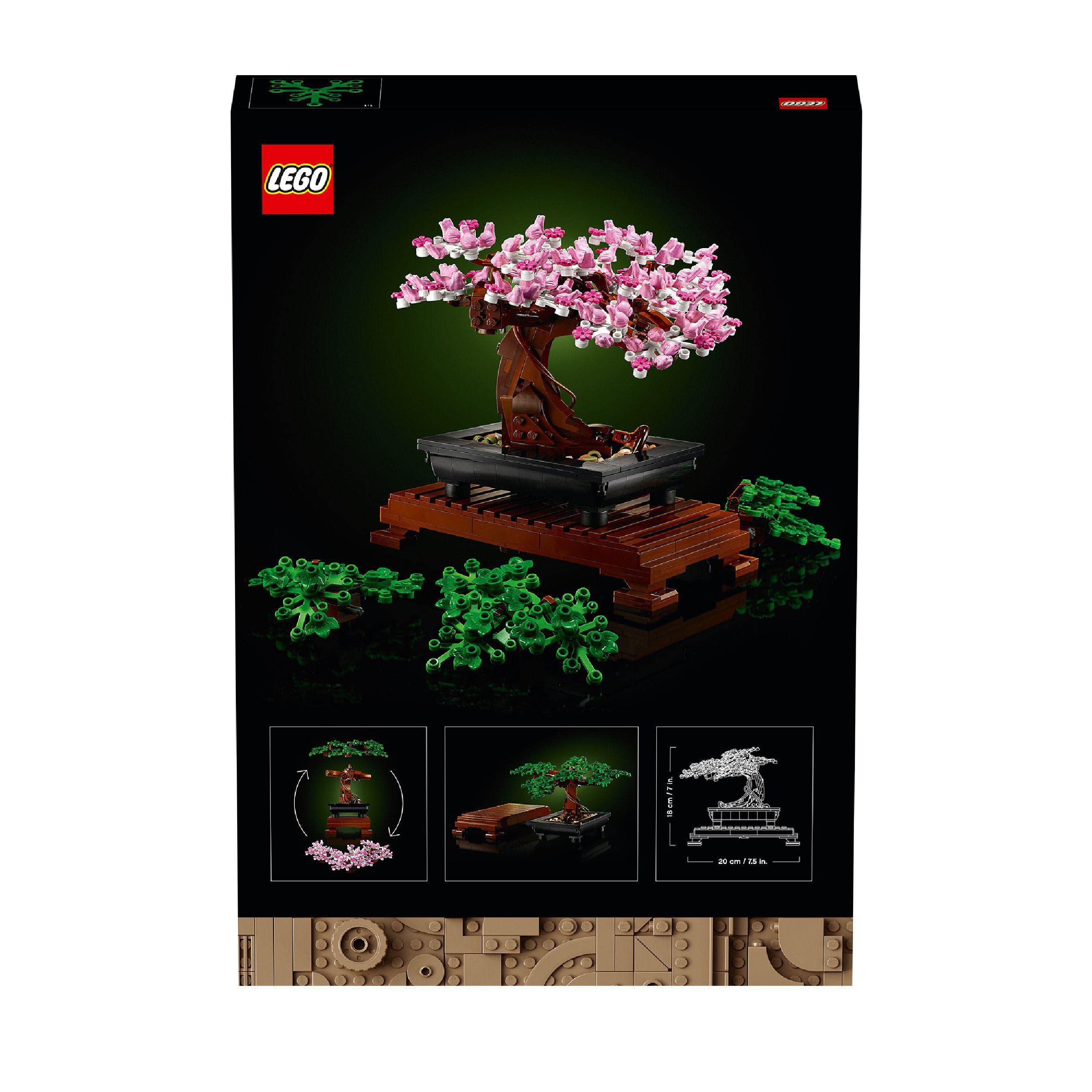 LEGO 10281 Icons Bonsai-Baum-Bauset – Kirschblüte und grüne Blätter für Erwachsene 8
