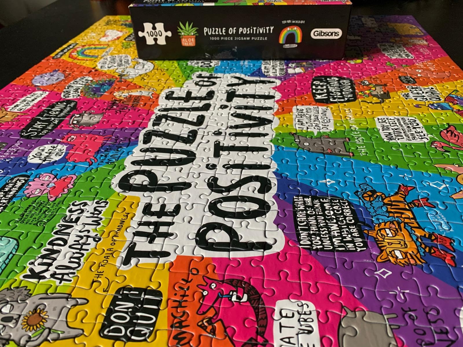 Gibsons Puzzle of Positivity - 1000 Piece Jigsaw Puzzle for Adults & Teens | Recycled Board 3