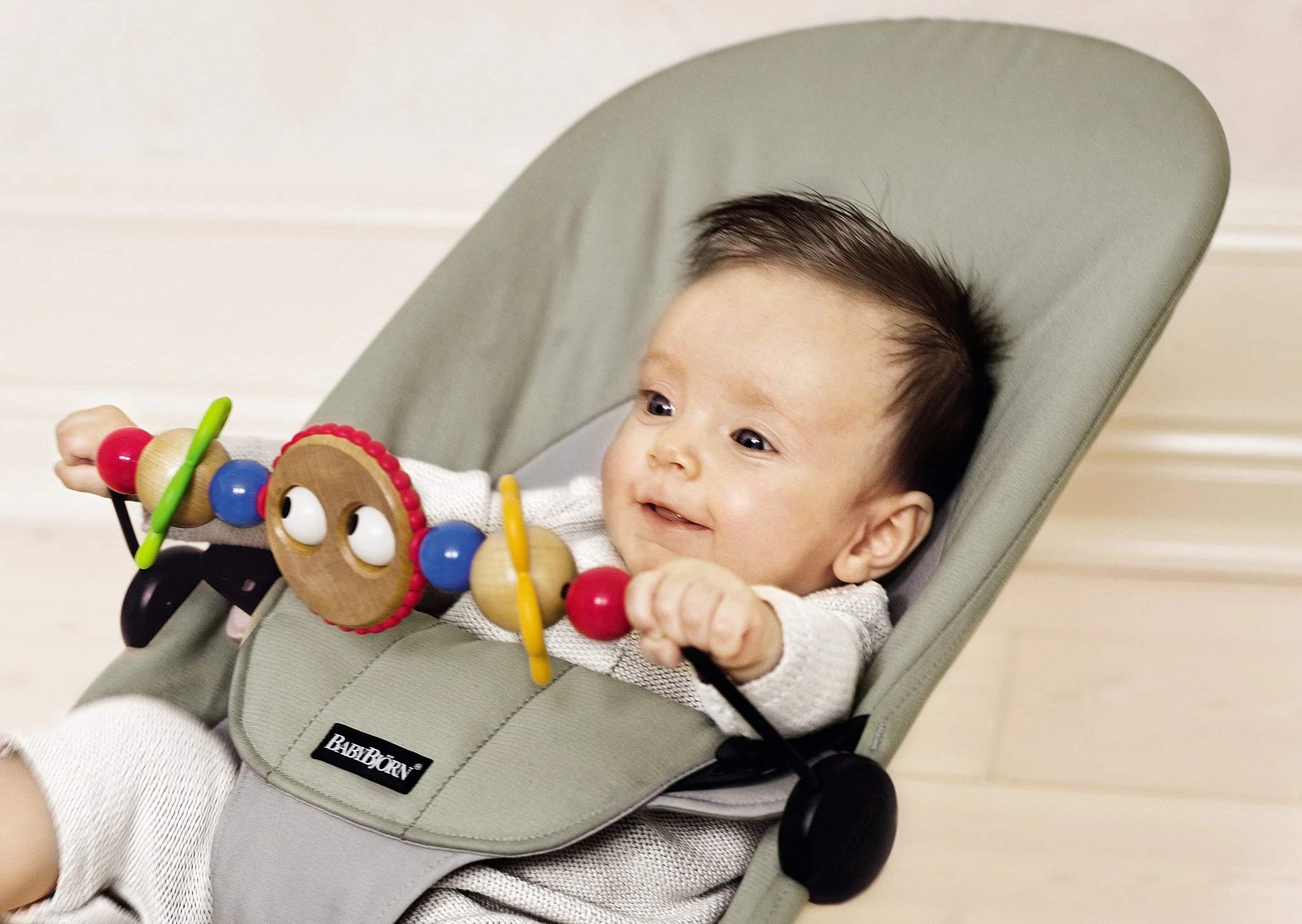 BabyBjörn Wooden Toy for Bouncer - Googly Eyes Playset for Babies 4