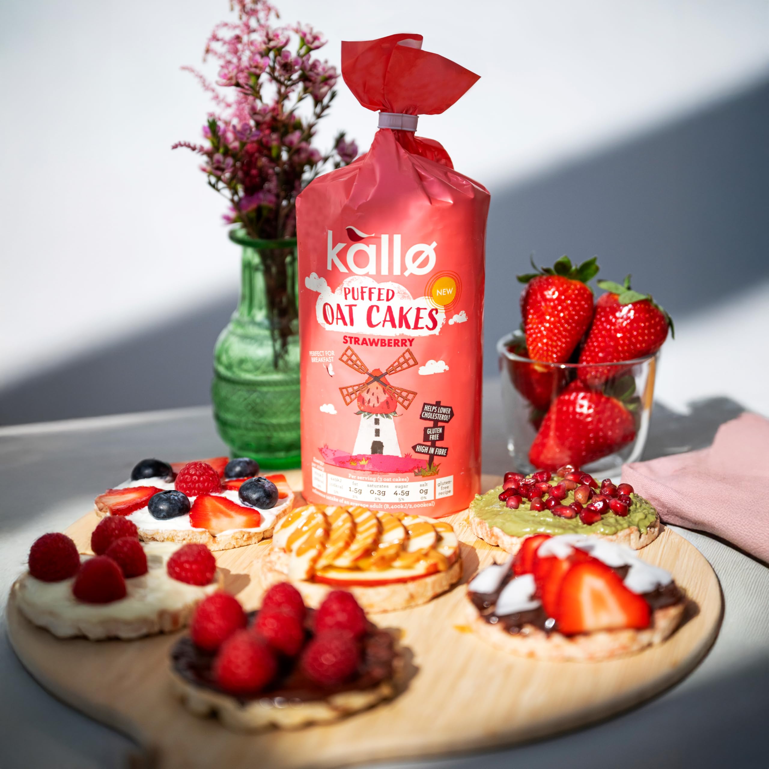 Kallo Erdbeer-Haferflockenkuchen – Glutenfrei, ballaststoffreich, cholesterinsenkend 6