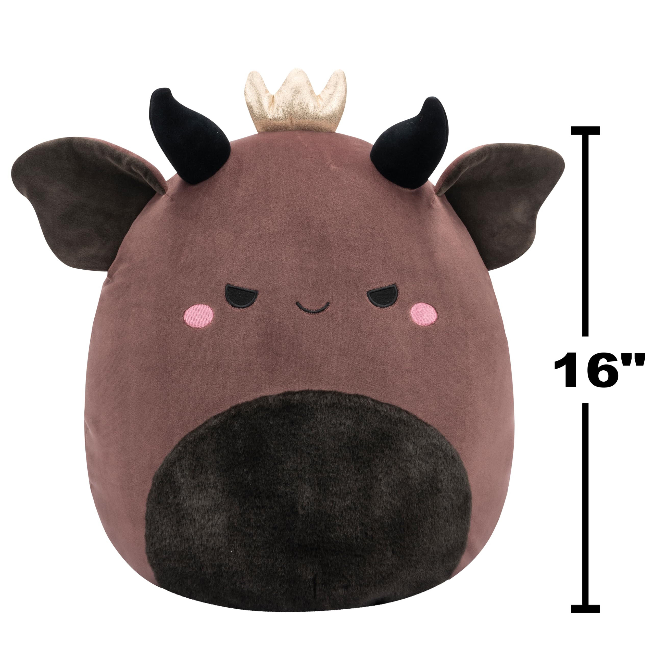 Squishmallows Original Ambergris - Burgundy Goblin King 16-Inch Plush 4
