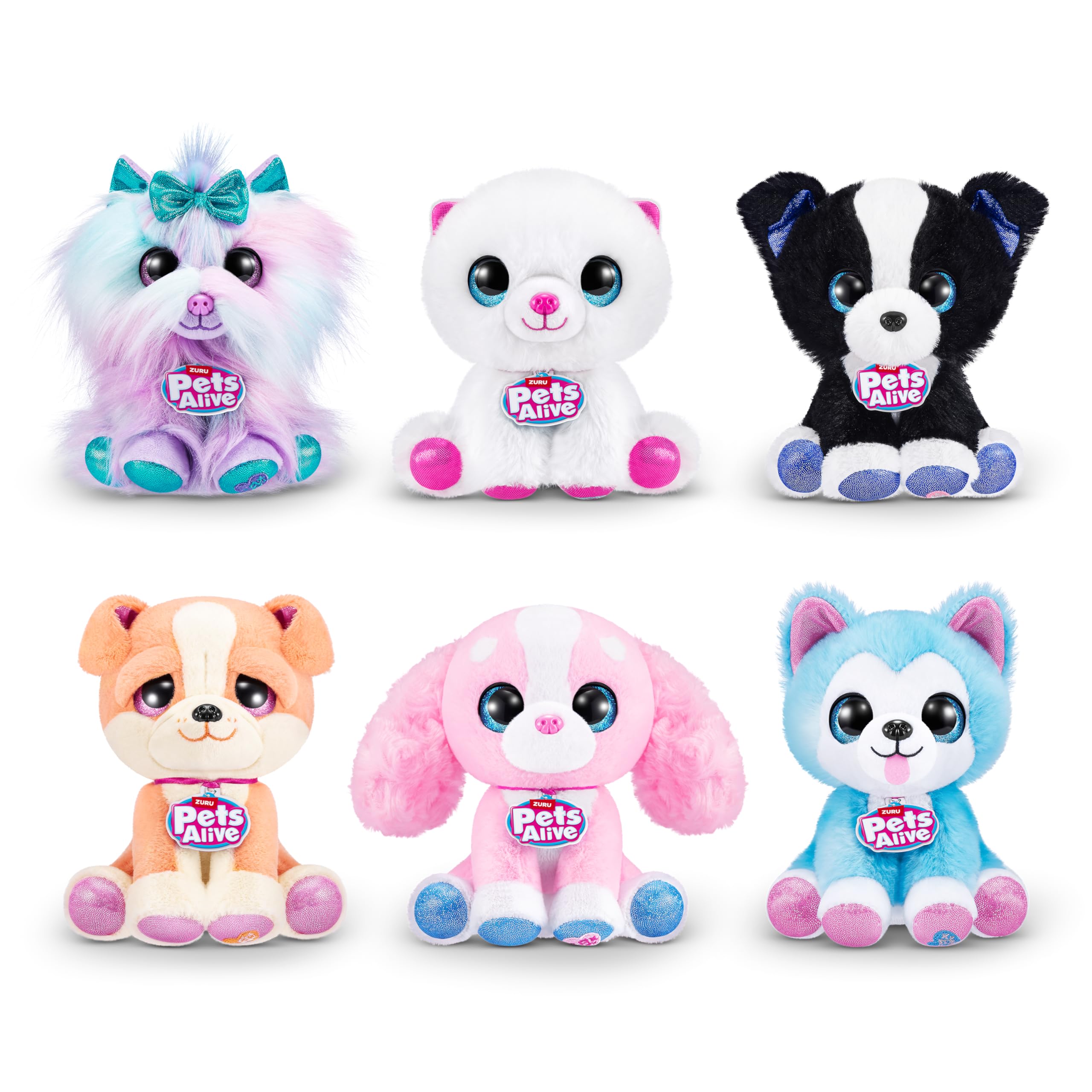 Pets Alive Puppy Rescue Surprise Series 3 - Yorkshire Plush Interactive Toy with Speak & Repeat 5