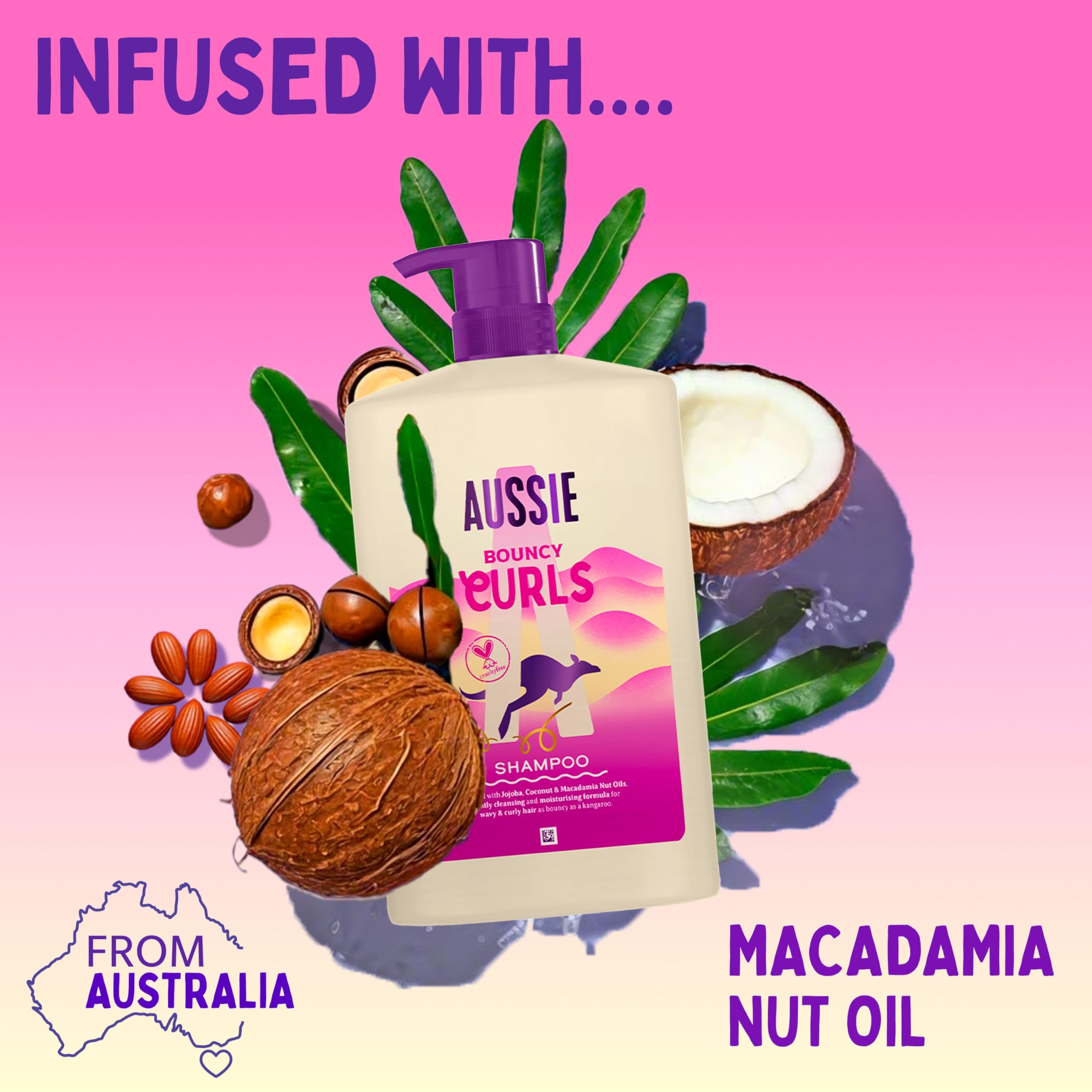 Aussie Bouncy Curls Silicone-Free Shampoo (1L) - Hydrating Shampoo for Curly & Wavy Hair 7