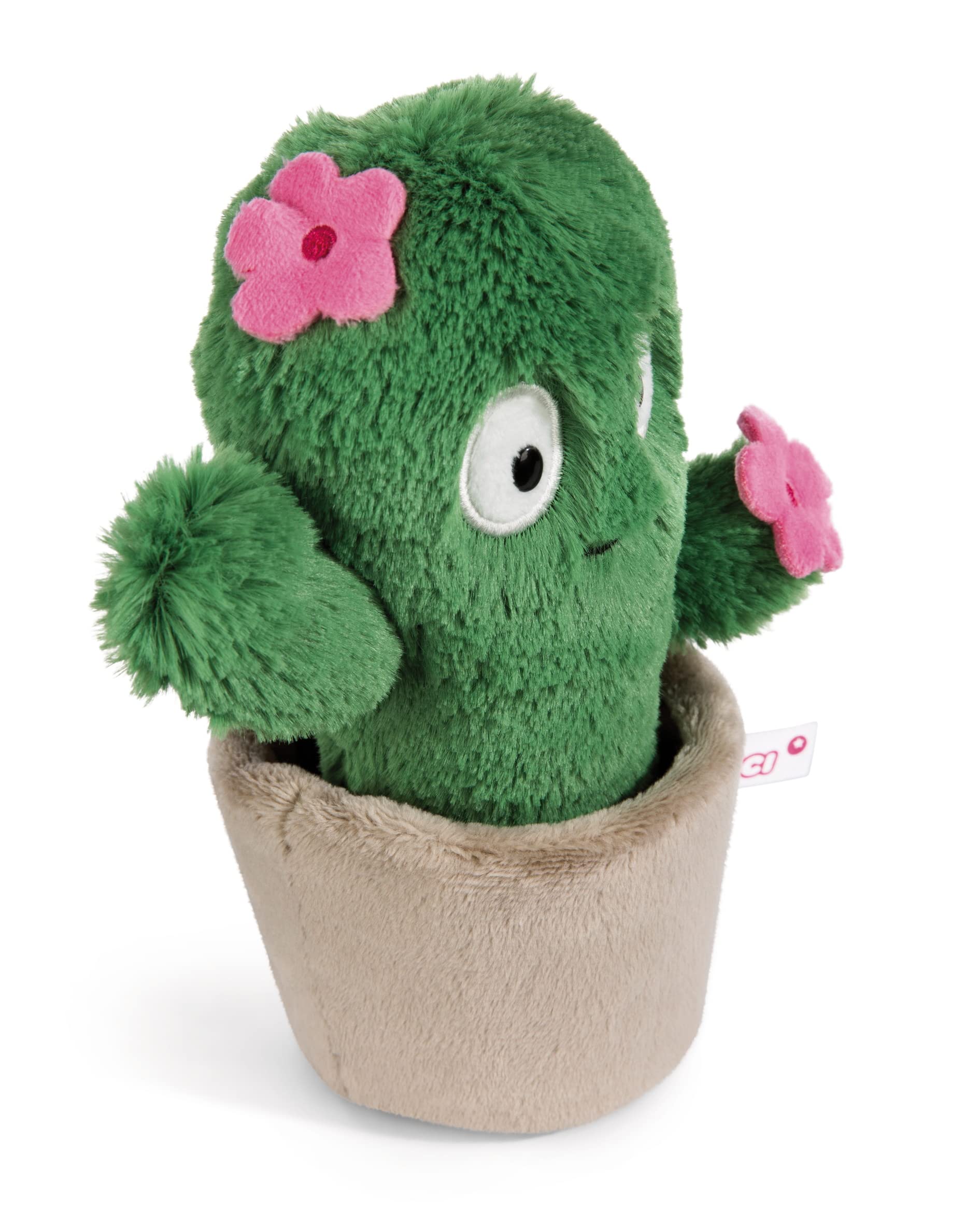 NICI Cuddly Soft Toy Cactus Henriette - 18cm Green Plush Stuffed Animal 4