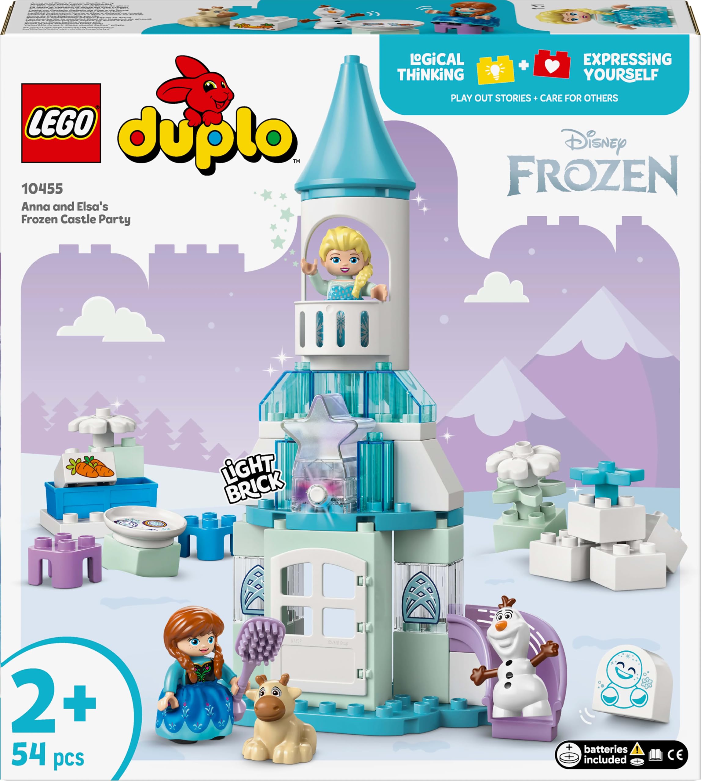 LEGO DUPLO Disney Anna and Elsa's Frozen Castle Party - Building Set for Toddlers 2+ 11