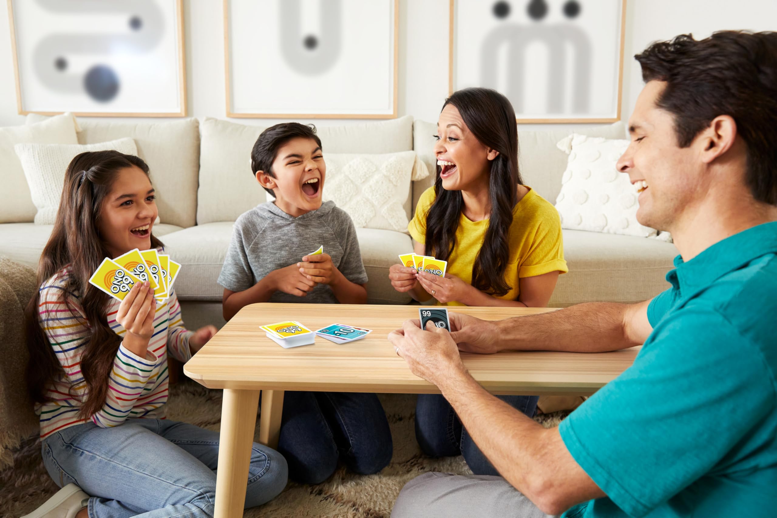 Mattel Games ONO 99 Card Game - Fast-Paced Math Skills Practice | Ages 7+ | Up to 10 Players