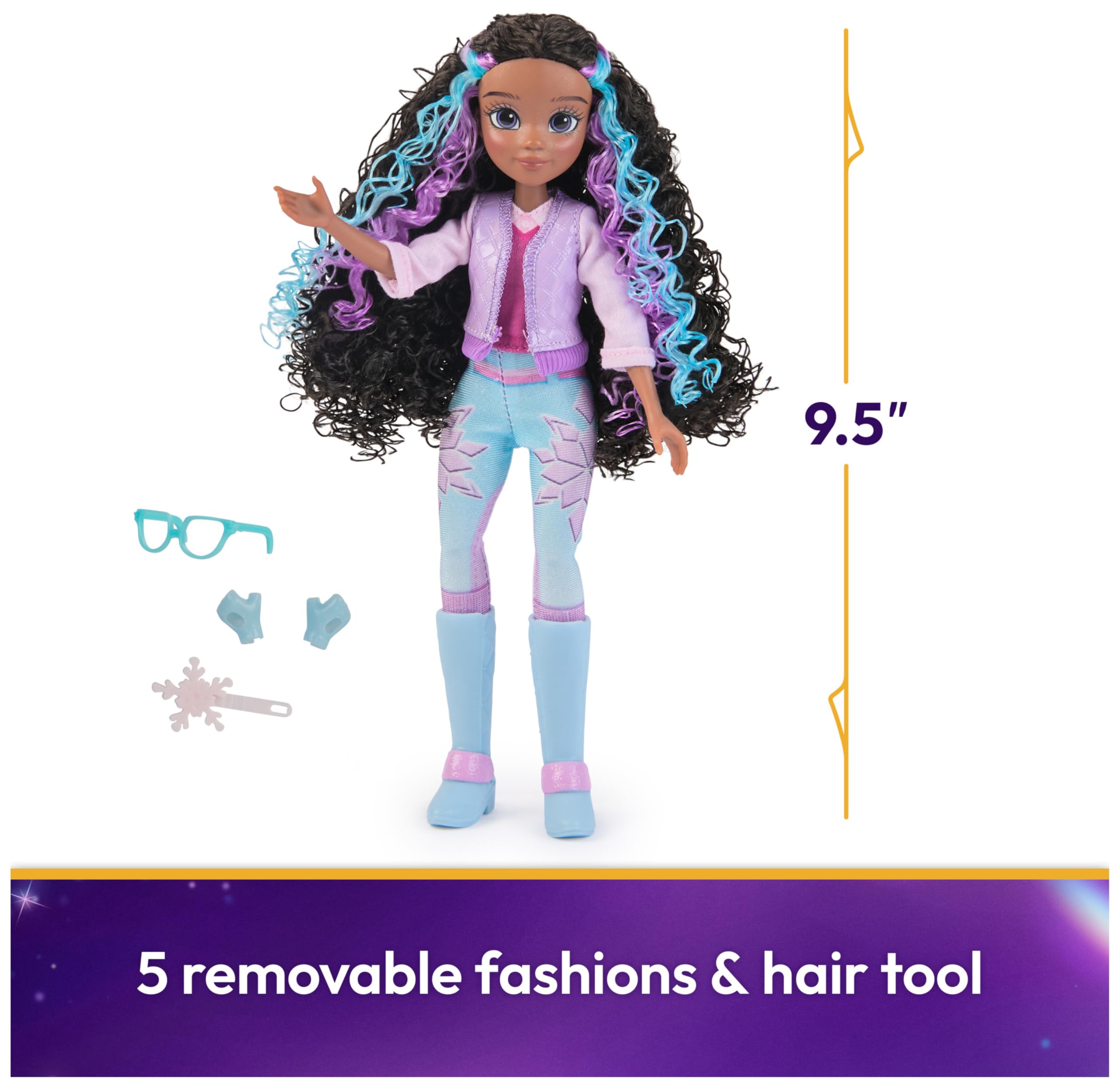 Unicorn Academy Layla Doll with Highlighted Hair - 24cm Fashion Doll & 5 Accessories 4