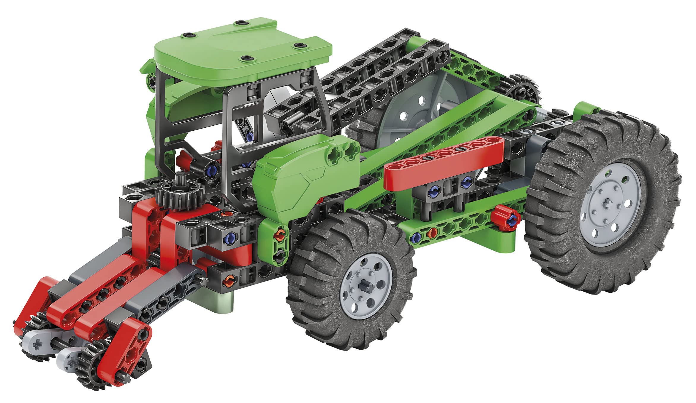 Clementoni Science Museum Mechanics: Farm Vehicle Building Set - Build 10 Vehicles, STEM Learning for Ages 8-12