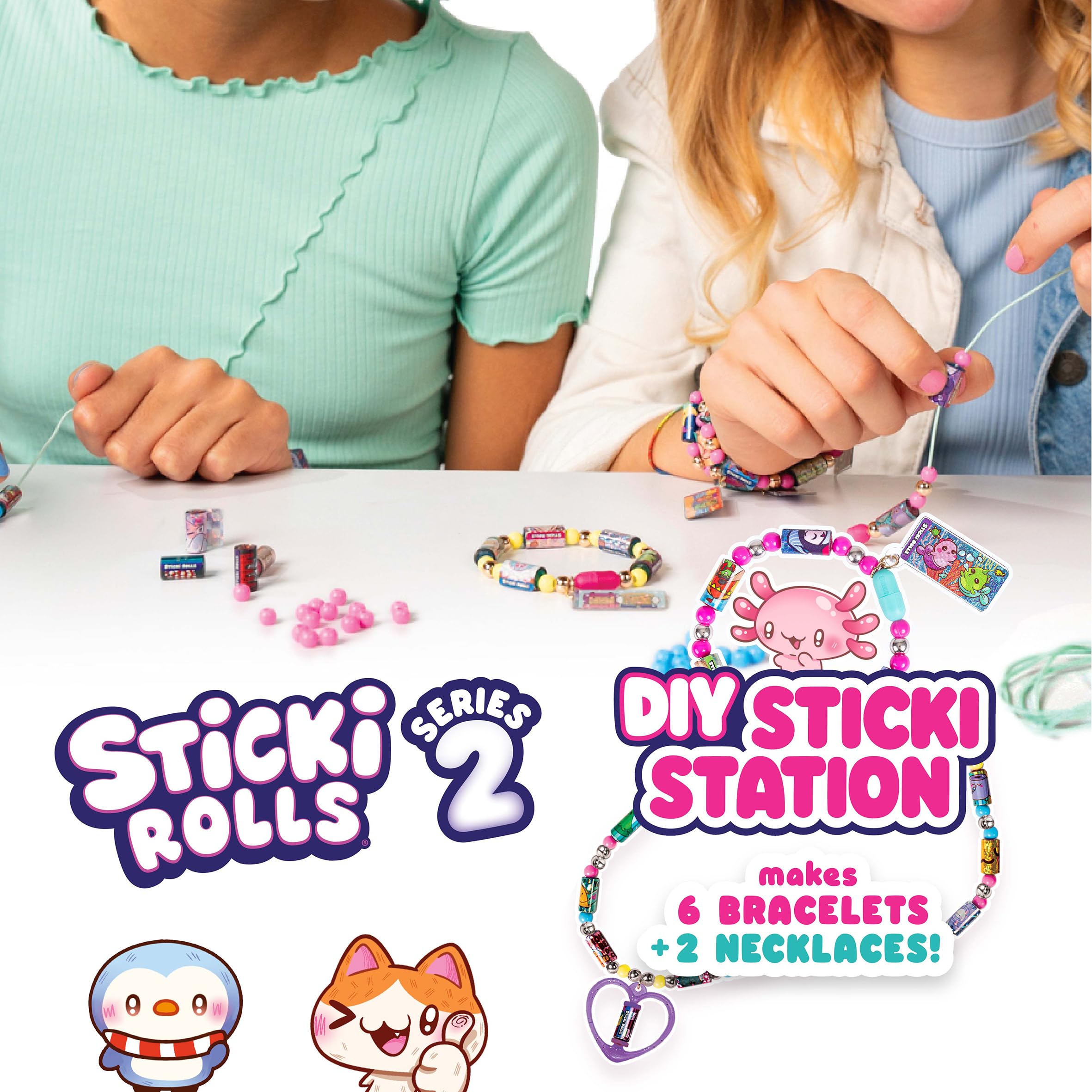 Sky Castle Sticki Rolls Series 2 - Sticki Station S2 Wearable & Shareable Sticker Craft Kit 4