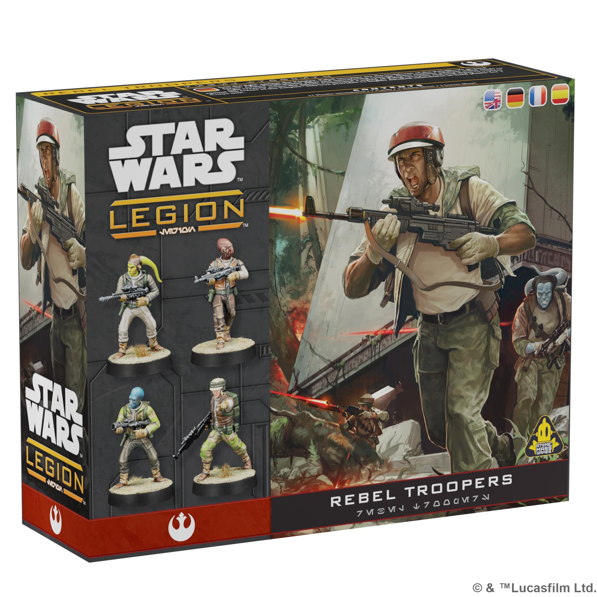 Atomic Mass Games Star Wars Legion: Rebel Troopers Miniatures Expansion