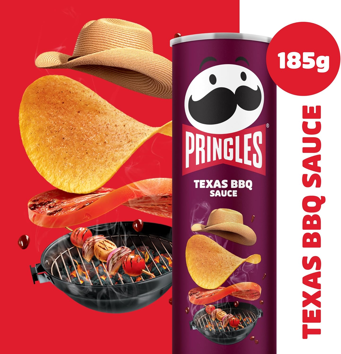 Pringles Texas BBQ Sauce Chips 185g