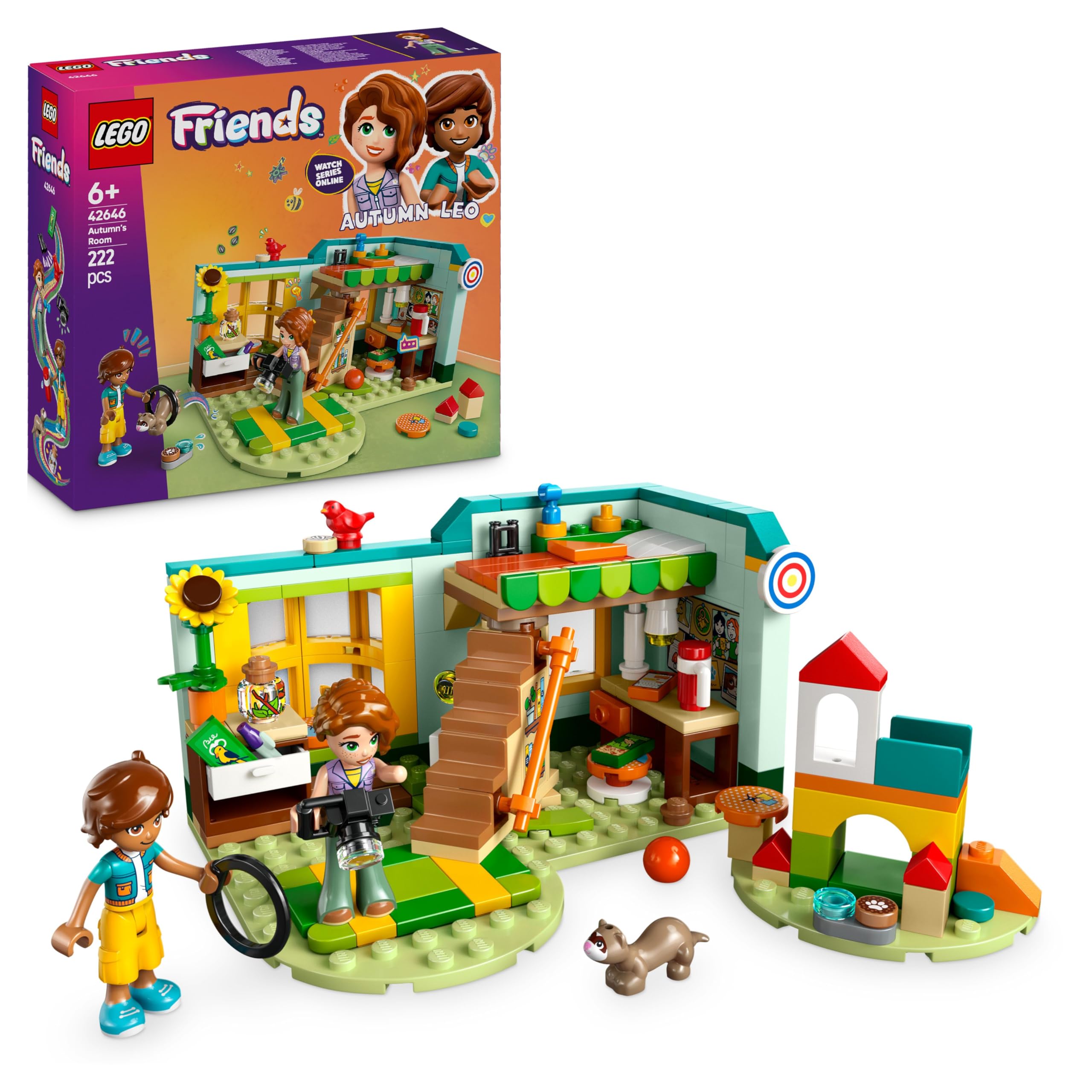 LEGO Friends Autumn’s Room Set - Creative Building Playset for 6+ Year Olds