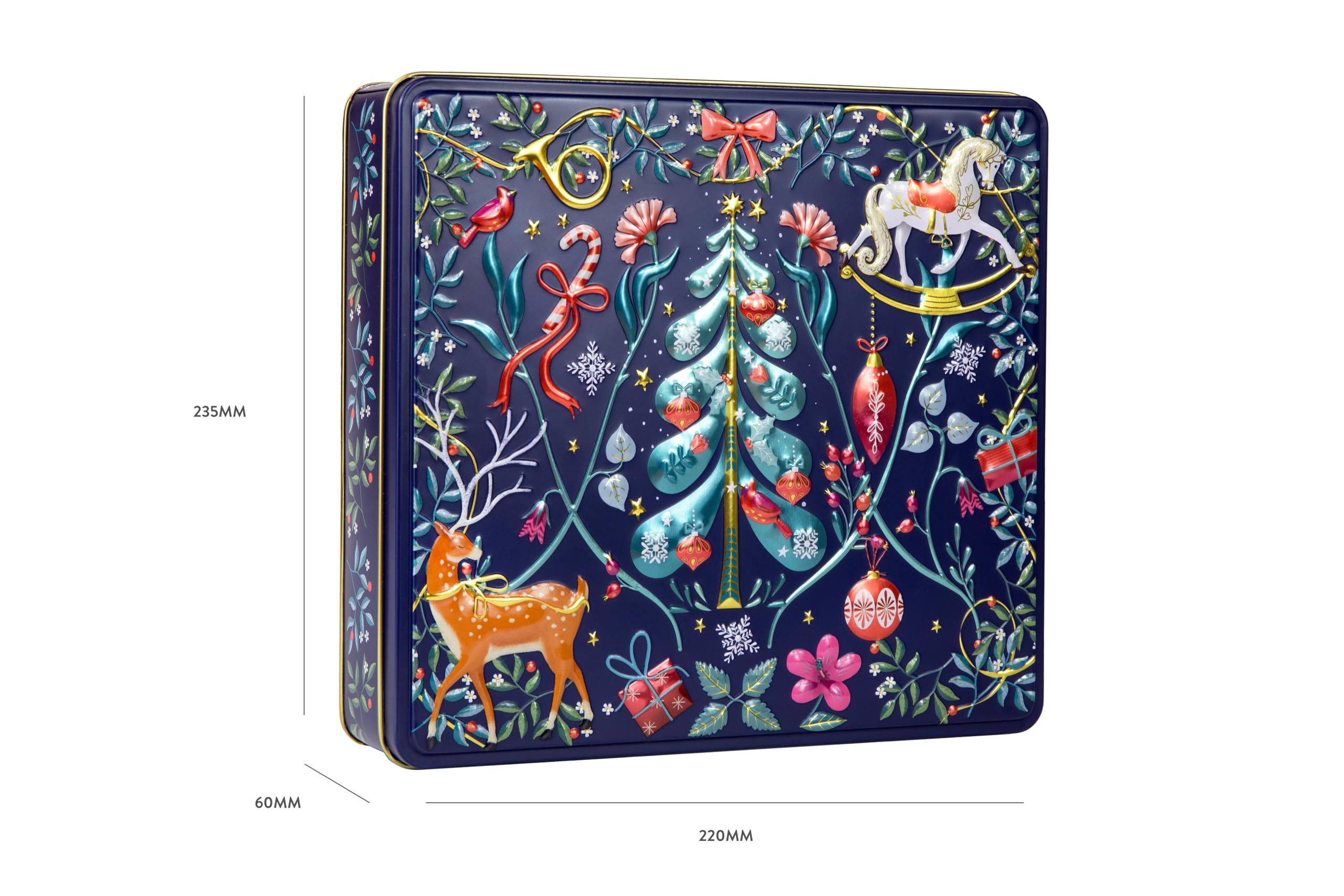 The Silver Crane Company - Scandi Belgian Biscuits Tin Christmas Gift Set 3