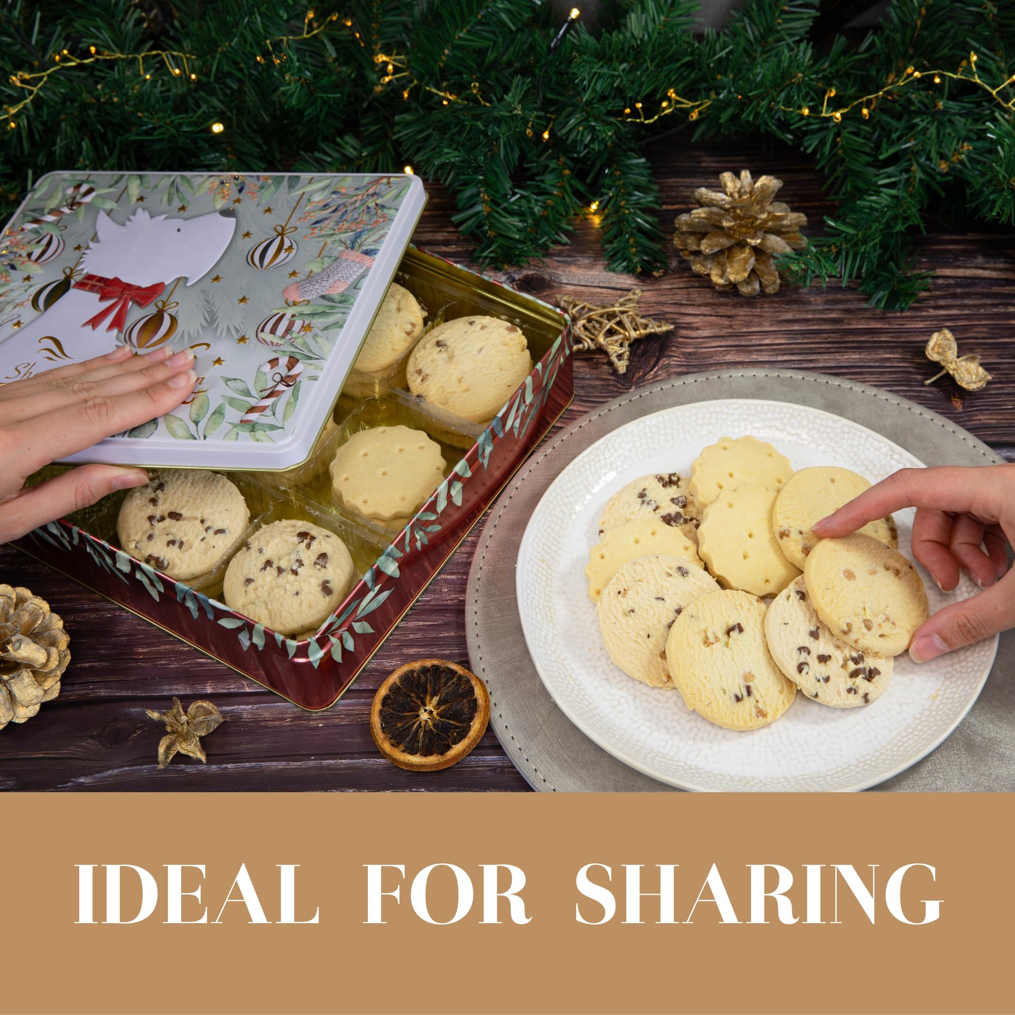 The Silver Crane Co. - Scottie Dog Biscuits Tin Traditional Scottish Shortbread Gift Set 5