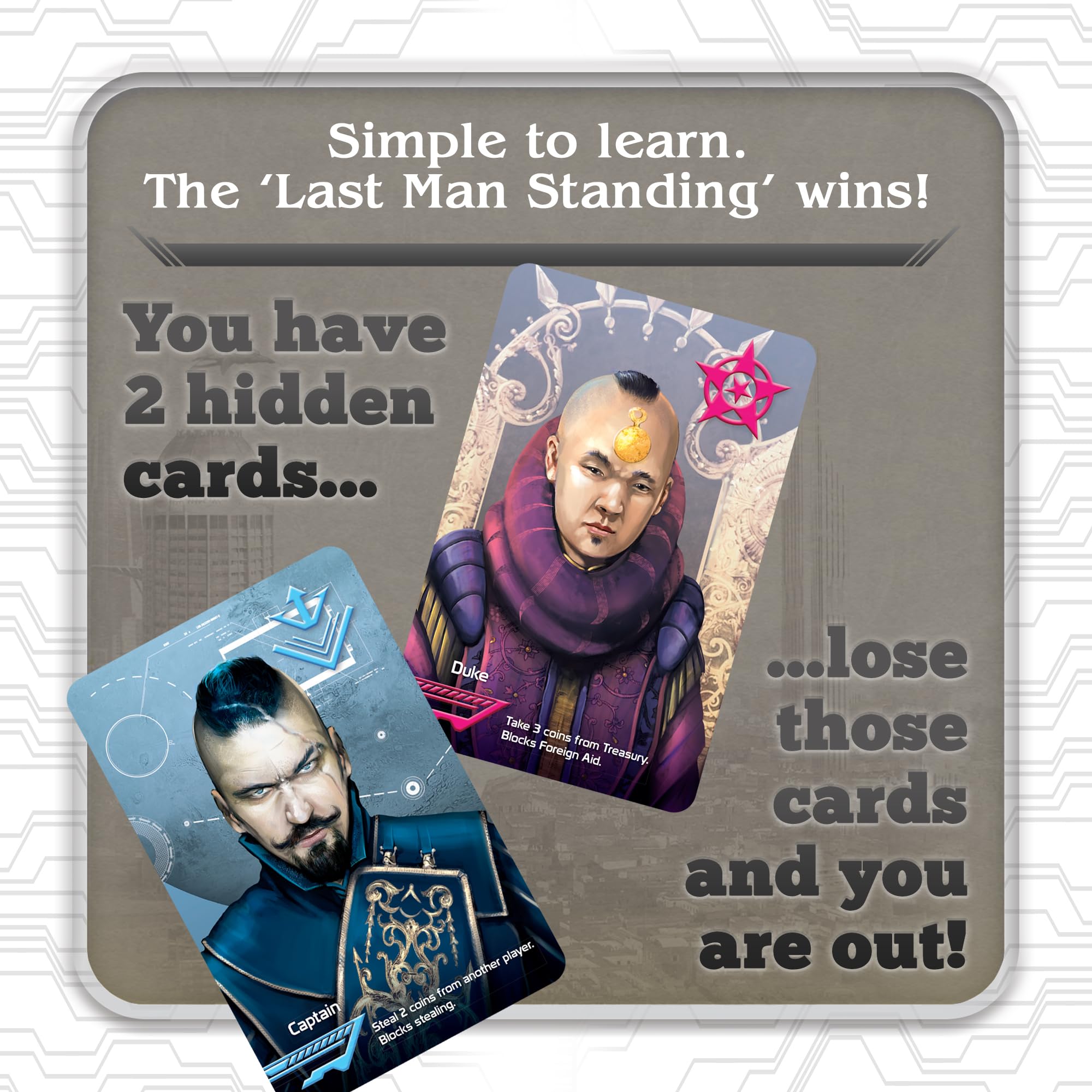 Indie Boards and Cards Coup Card Game 3