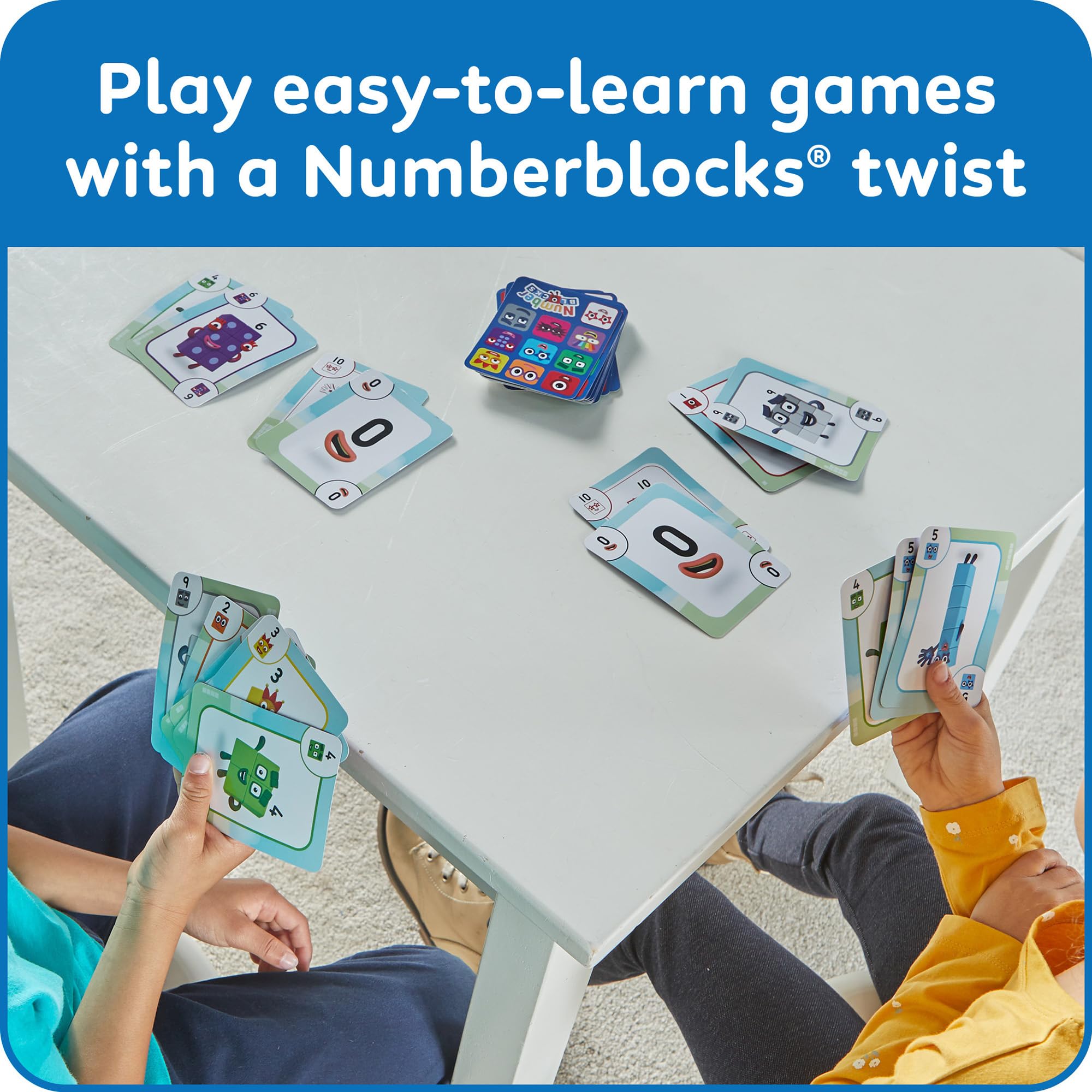 Learning Resources Numberblocks Playing Cards, 54-Card Set with Game Guide for Kids 3+ 4