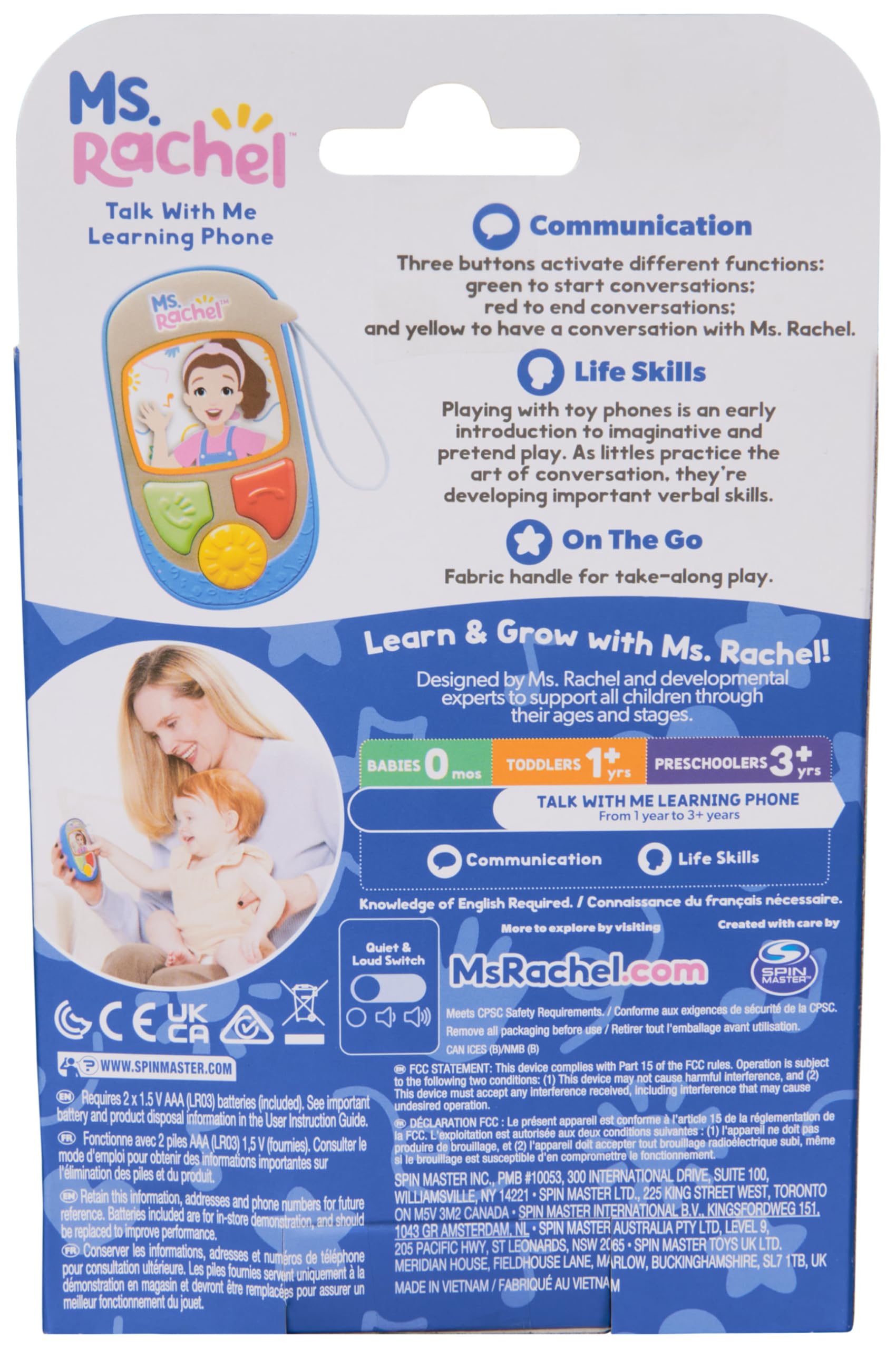 Ms. Rachel Lets Talk Learning Phone - Interactive Educational Toy for Toddlers 5